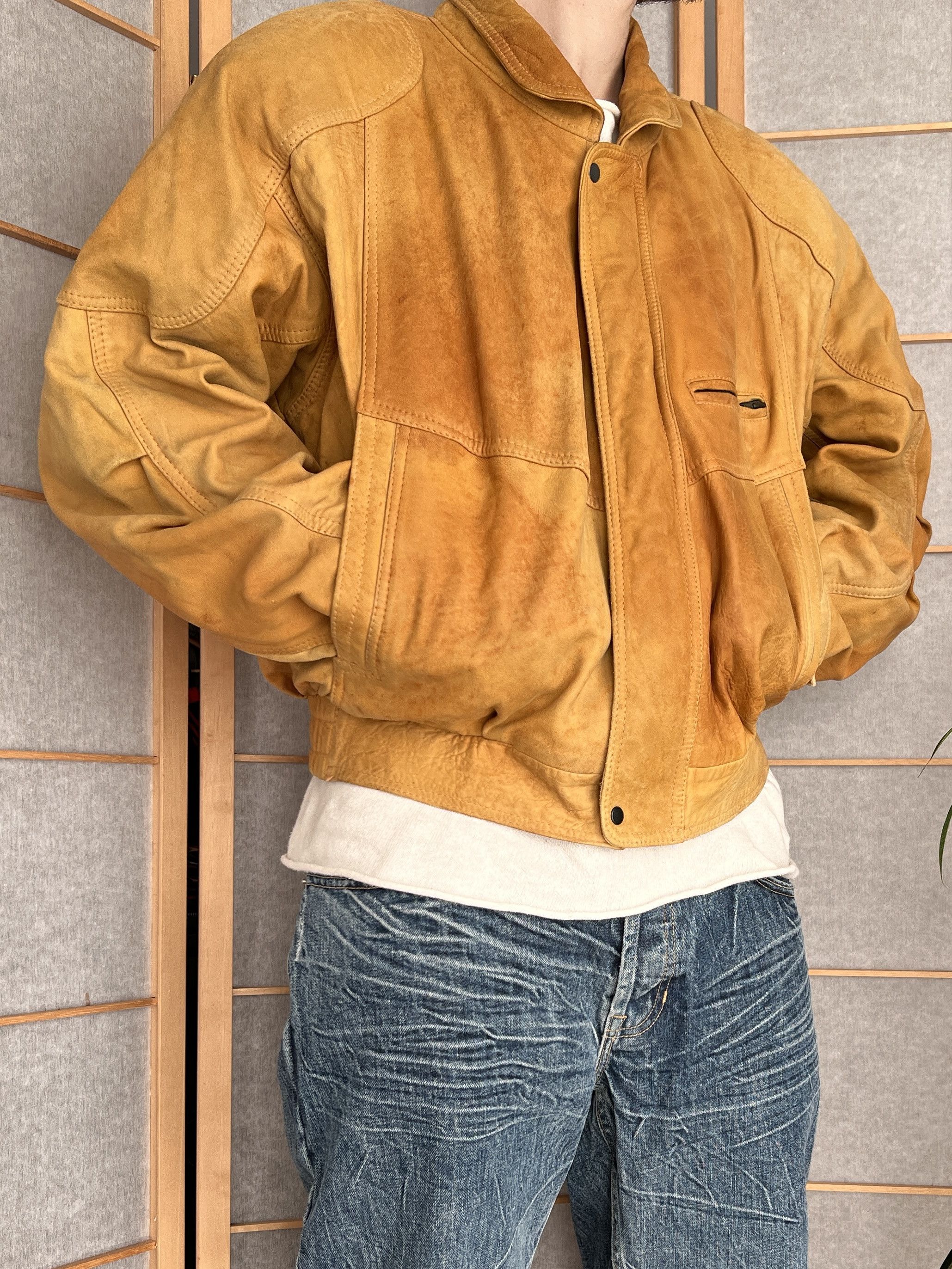 If Six Was Nine Vintage avant garde bomber leather jacket Vetements LGB vibe Size US M / EU 48-50 / 2 - 1 Thumbnail