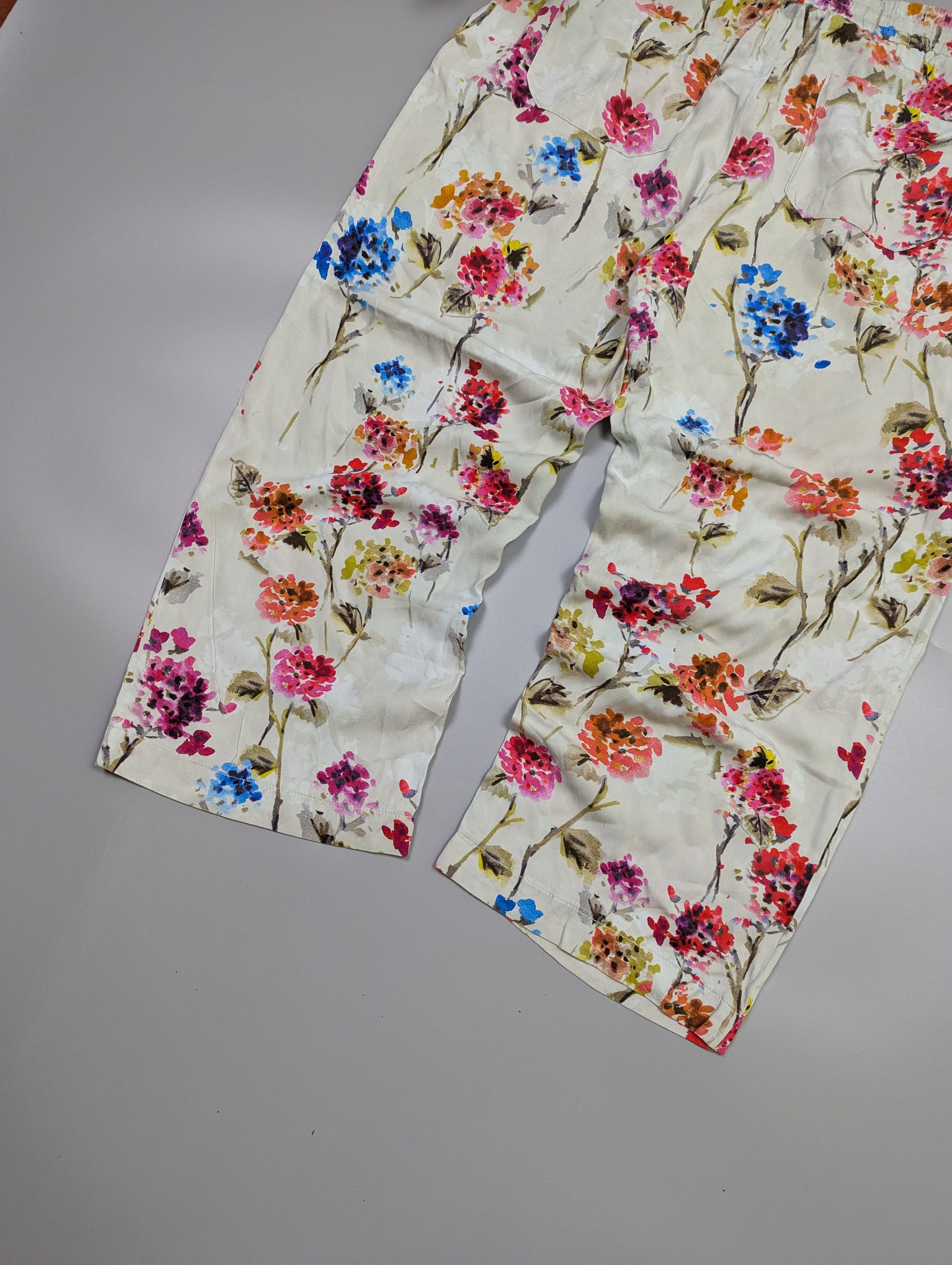 Other Raffaello Rossi Women’s Wide Cropped Lightweight Pants Size 25" / US 0 / IT 36 - 11 Thumbnail