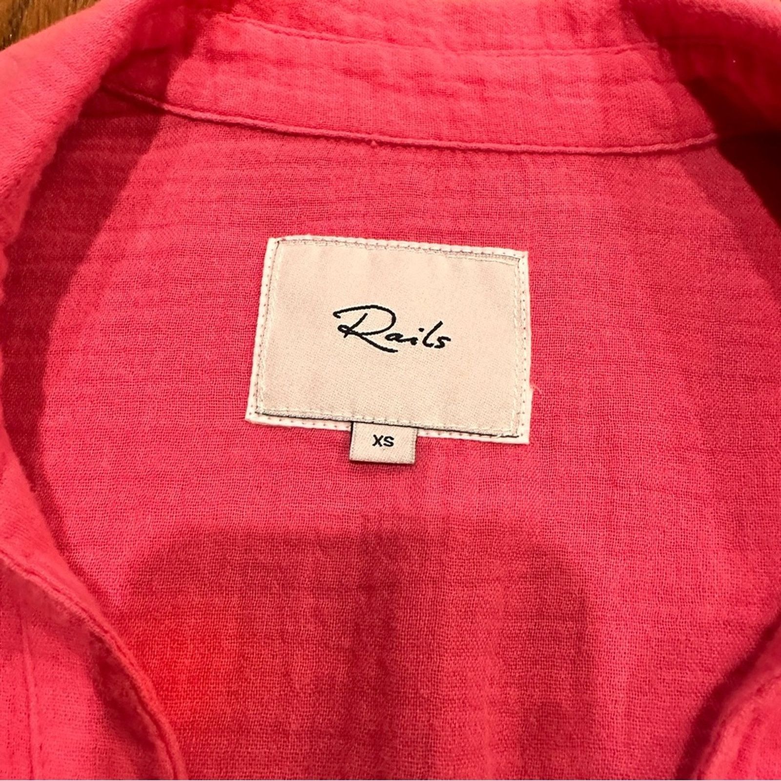 Rails Rails Ellis Cotton Gauze Button-Up Shirt - Size XS Size XS / US 0-2 / IT 36-38 - 8 Thumbnail