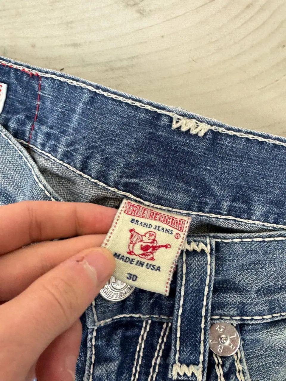 True Religion Vintage True Religion Baggy Denim Jeans Size US 30 / EU 46 - 11 Thumbnail