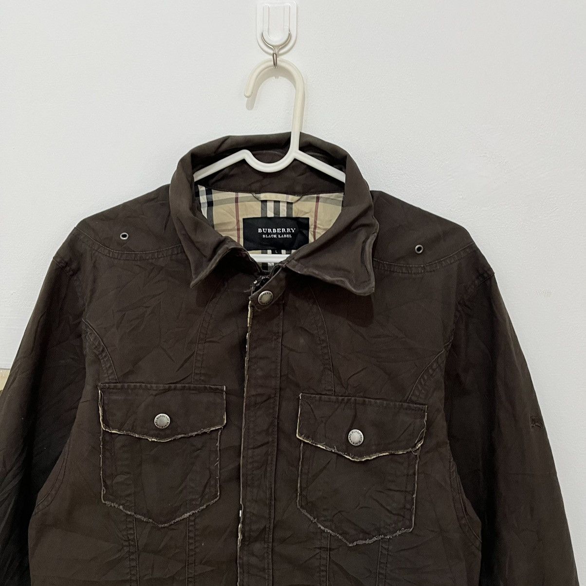 Burberry Burberry Black Label Military Shirt Jacket Size US L / EU 52-54 / 3 - 2 Thumbnail