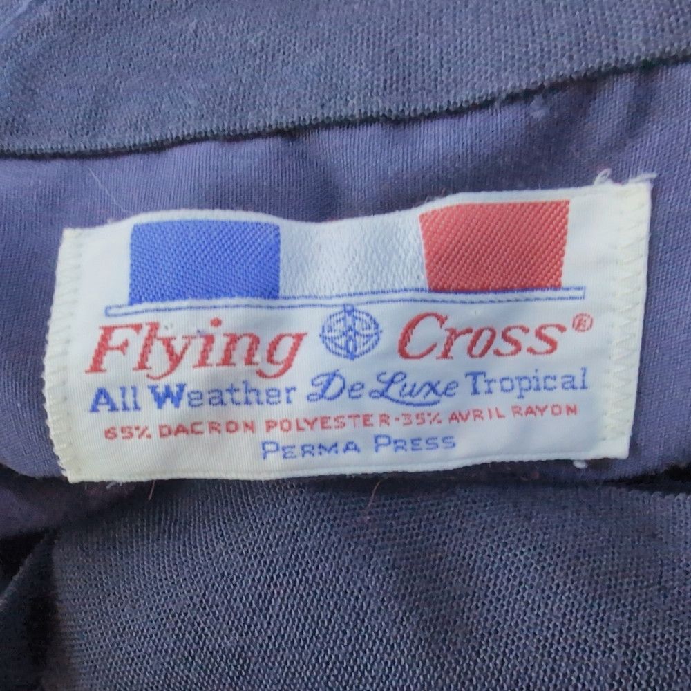 Vintage Flying Cross Police Uniform Sz L Men's Blue Button-Up Shirt Size US L / EU 52-54 / 3 - 4 Thumbnail
