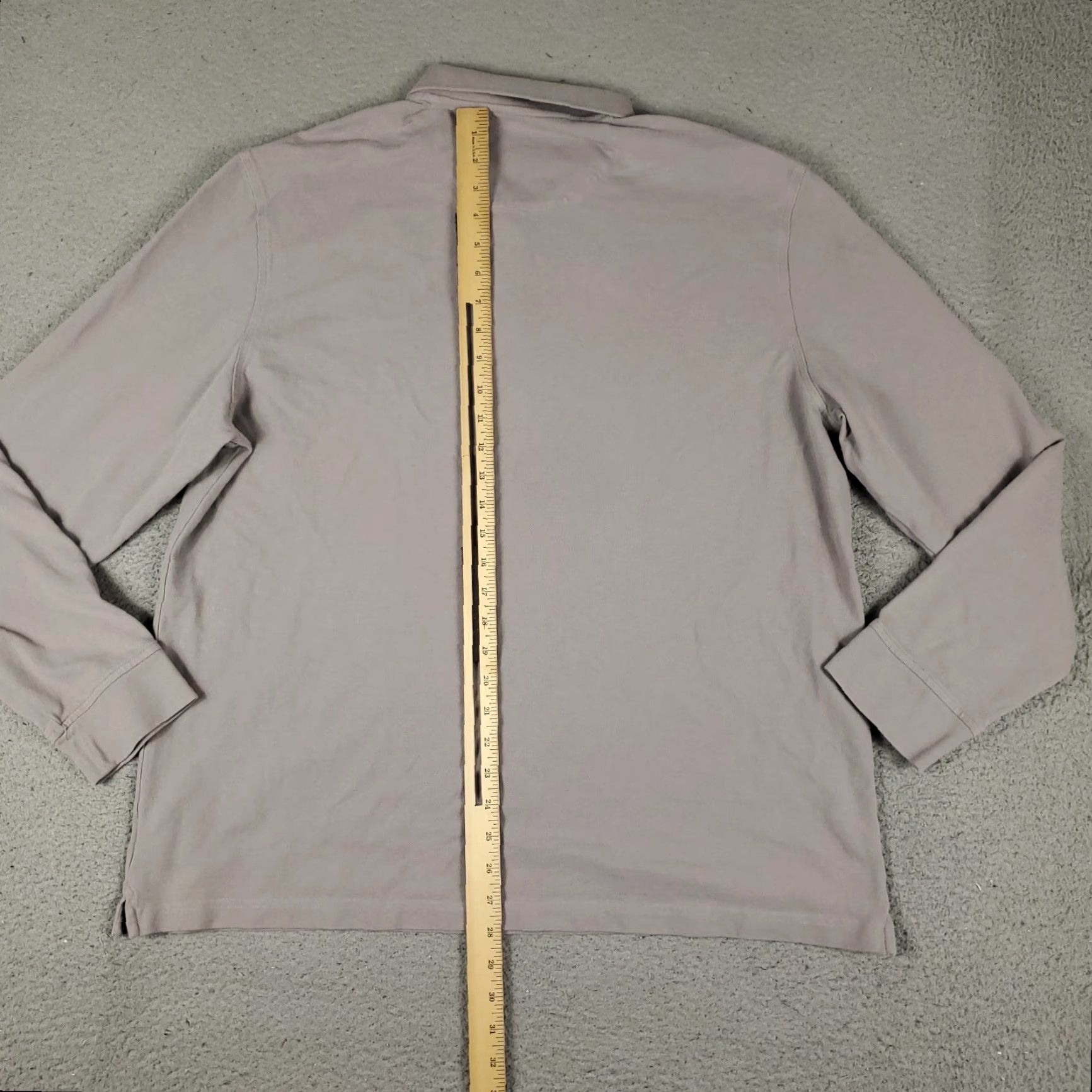 UNTUCKit UNTUCKit Polo Shirt Mens 2XL Gray Casual Long Sleeve Polo Adult Shirt Mens 2XL Gray Size US XXL / EU 58 / 5 - 5 Thumbnail