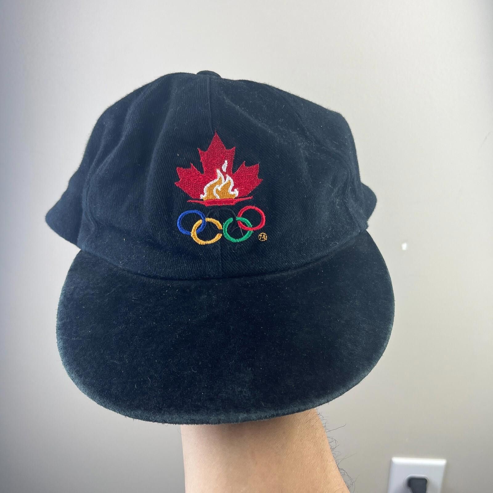 Vintage Vintage 1996 Canada Olympics Atlanta Strapback Hat Size ONE SIZE - 1 Thumbnail