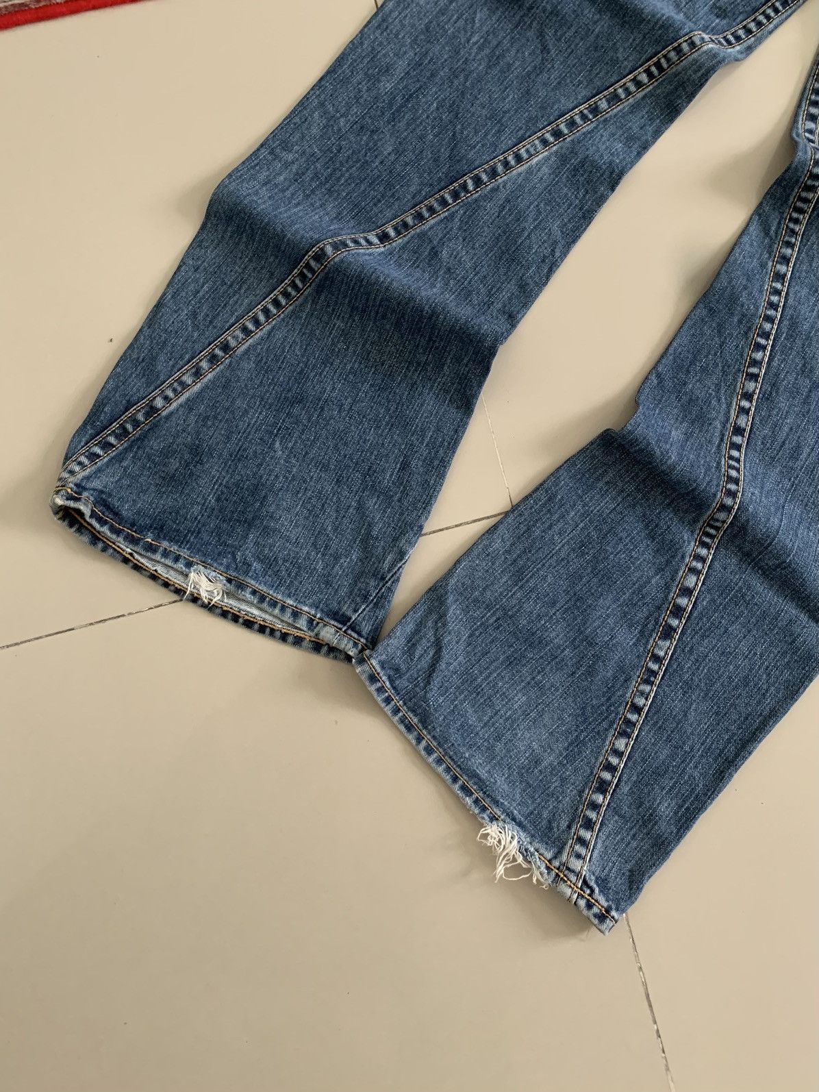O'Neill Vintage O’Neill Denim Faded Spiral Flared Jeans Size US 30 / EU 46 - 7 Thumbnail