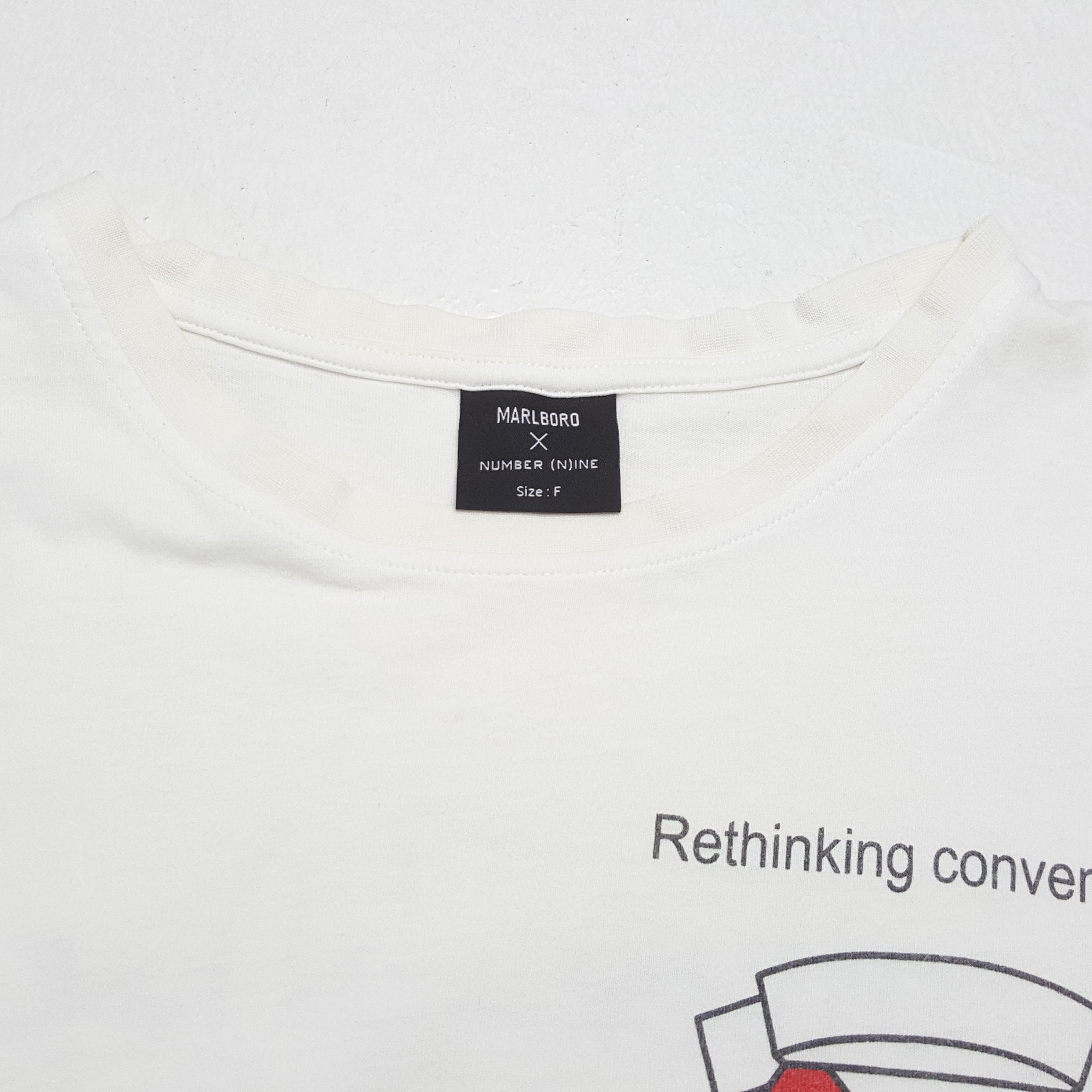 Marlboro × Number (N)ine × Vintage NUMBER (N)INE x MARLBORO Japanese Brand Custom Art Tshirt Size US L / EU 52-54 / 3 - 8 Thumbnail