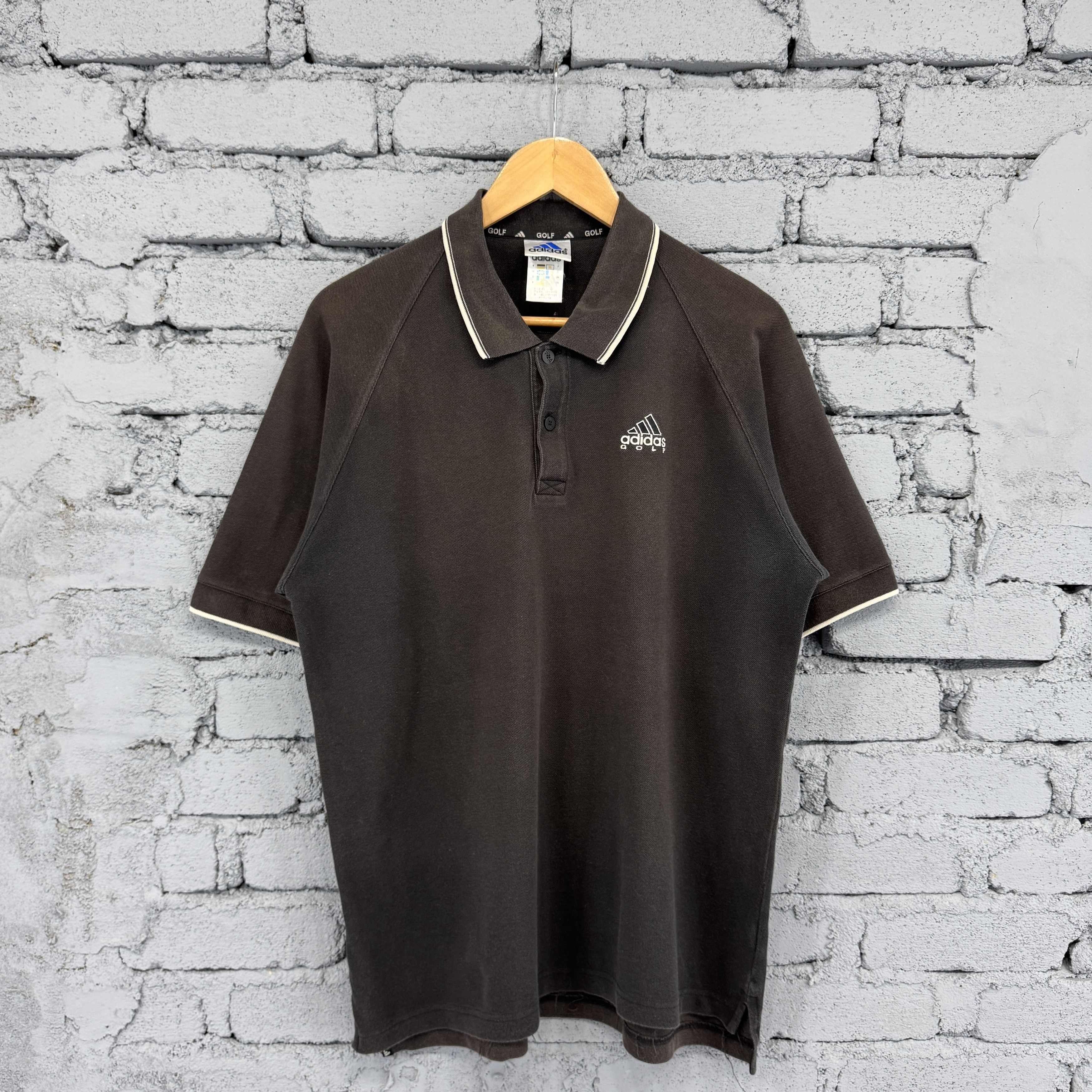 Vintage Rare Vintage Adidas Golf Polo Shirt Size US L / EU 52-54 / 3 - 1 Thumbnail