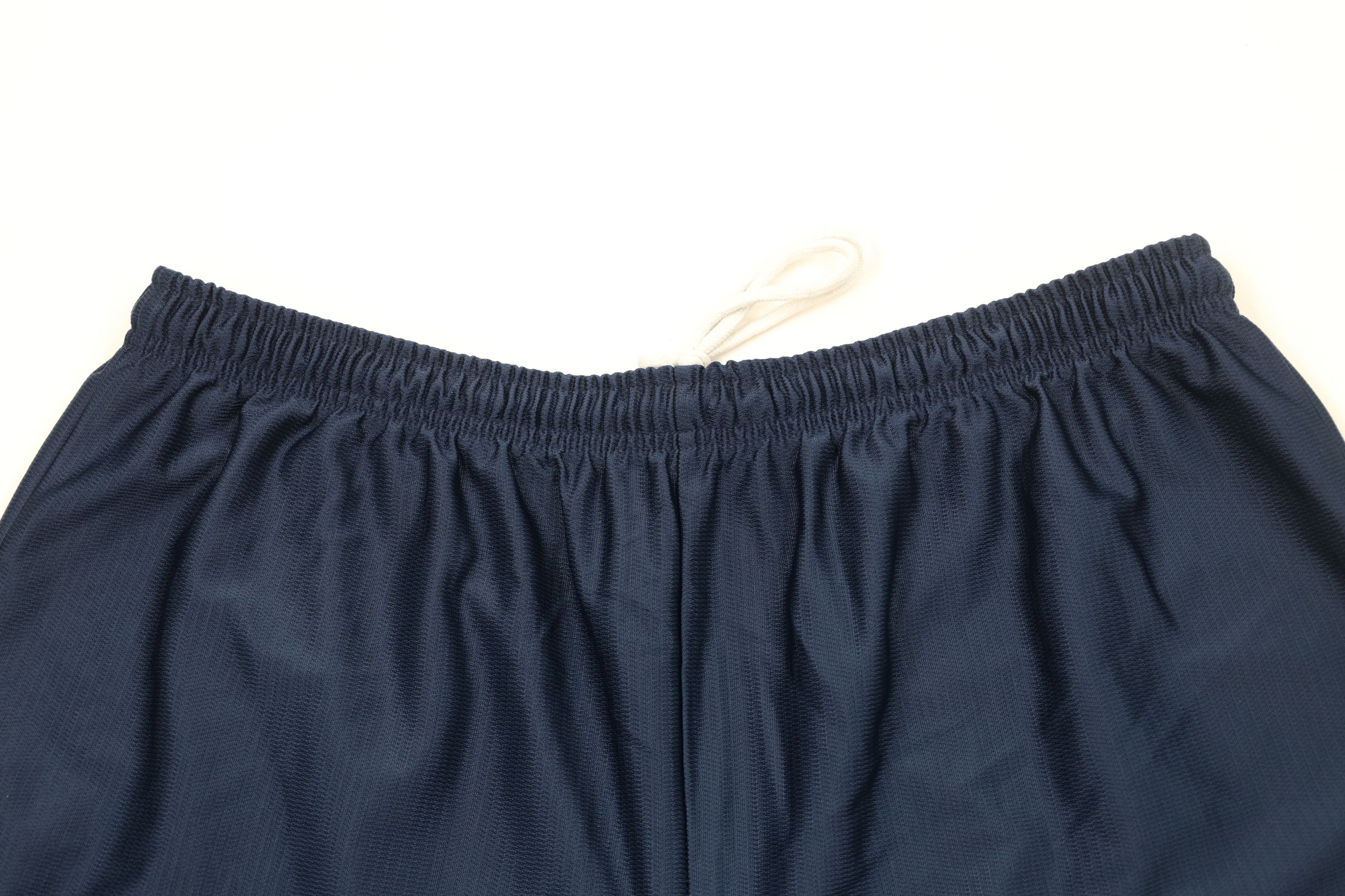 Nike × Vintage Vintage 90s Y2K Nike Scott Mini Swoosh Gym Shorts Navy Blue Size US 38 / EU 54 - 2 Thumbnail