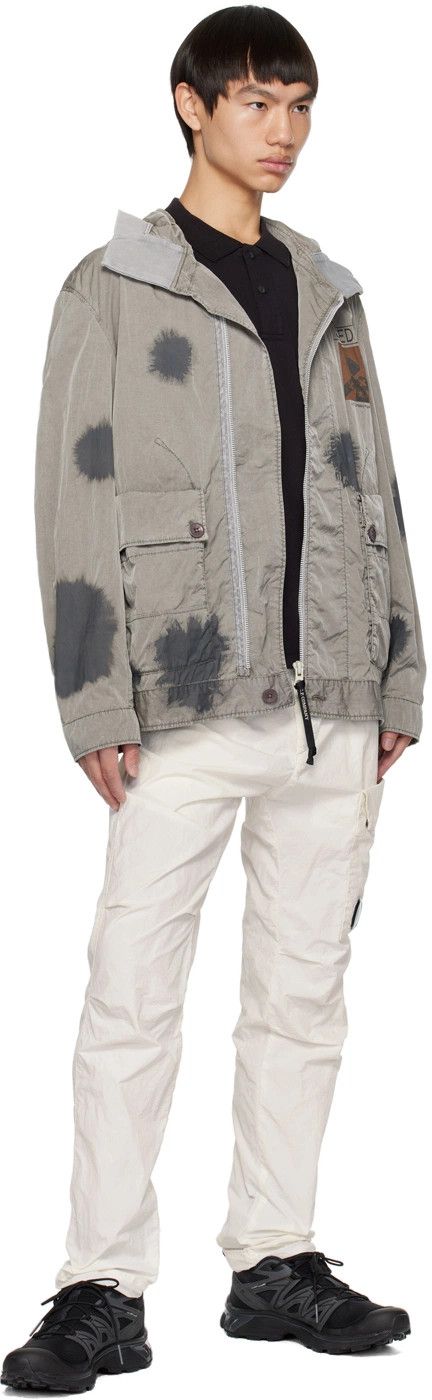 C.P. Company o1y1224 Two-tone Hooded Jacket in Grey Size US S / EU 44-46 / 1 - 4 Thumbnail