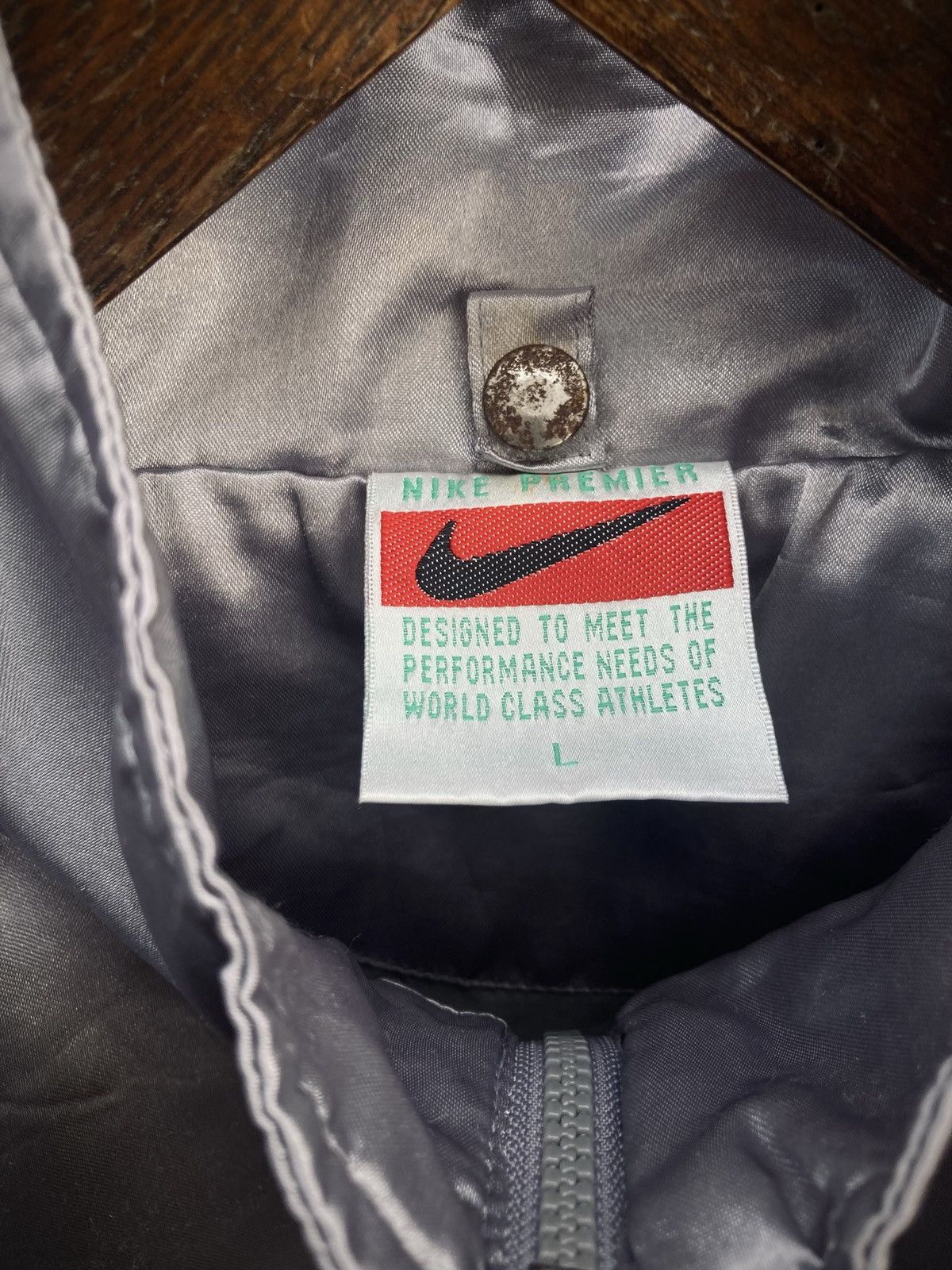 Nike × Vintage Vintage 90s Nike Premier Platinum Jacket Size US M / EU 48-50 / 2 - 5 Thumbnail