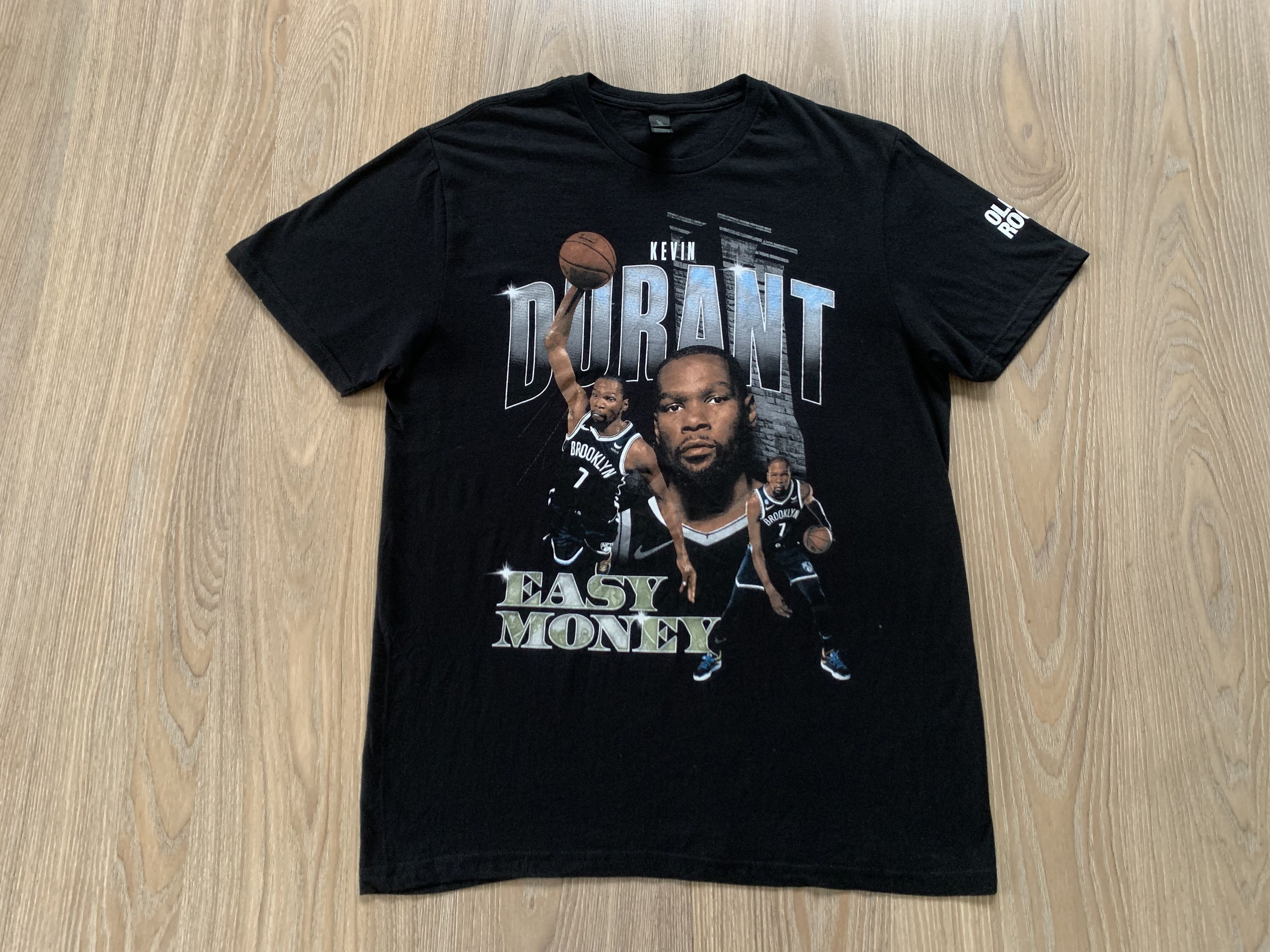 Gildan Kevin Durant Easy Money Brooklyn Nets Graphic Tee Size US M / EU 48-50 / 2 - 2 Thumbnail