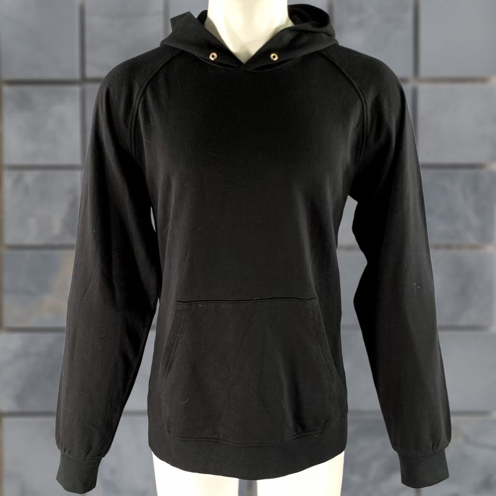 Visvim VISVIM XL Black Wash Cotton Hoodie Sweatshirt Mens Sweater Knit Hoodie Wash Black XL VISVIM Size US XL / EU 56 / 4 - 1 Thumbnail