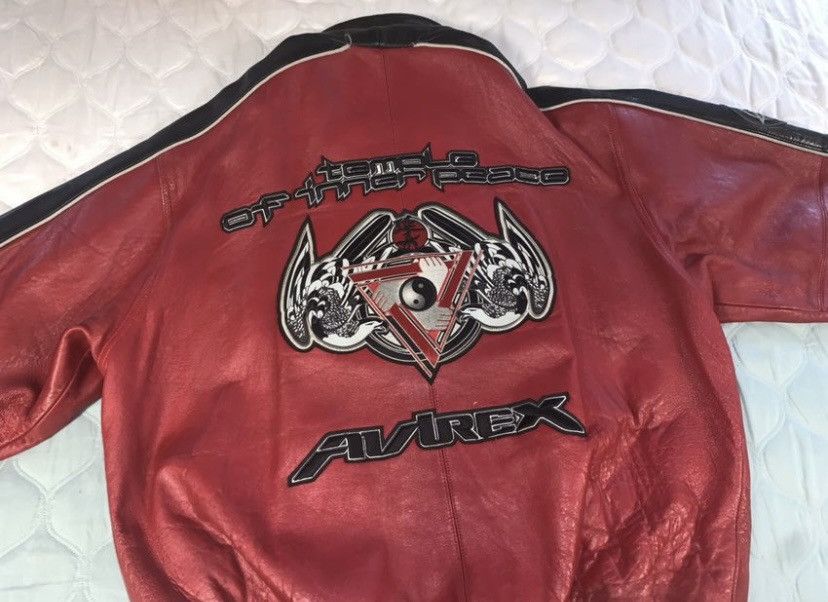 Avirex Avirex Leather jacket (special edition) *vintage* Red/black Size US XXL / EU 58 / 5 - 4 Thumbnail