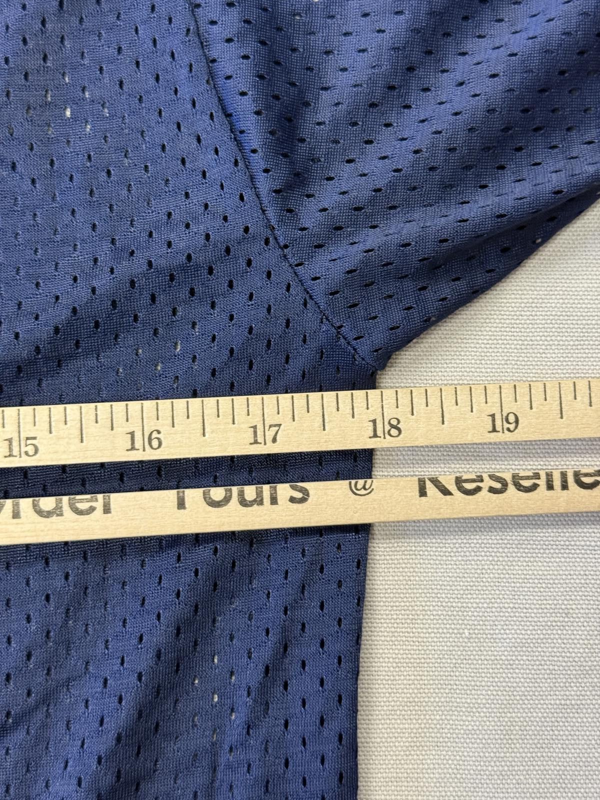 Russell Athletic Vintage 80s Navy Mesh Court Square Shirt Russel Athletic M Size US M / EU 48-50 / 2 - 7 Thumbnail