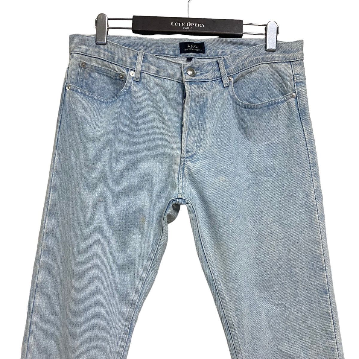 A.P.C. A.P.C Petit New Standard Light Blue Stonewash Jeans Size US 31 - 3 Thumbnail