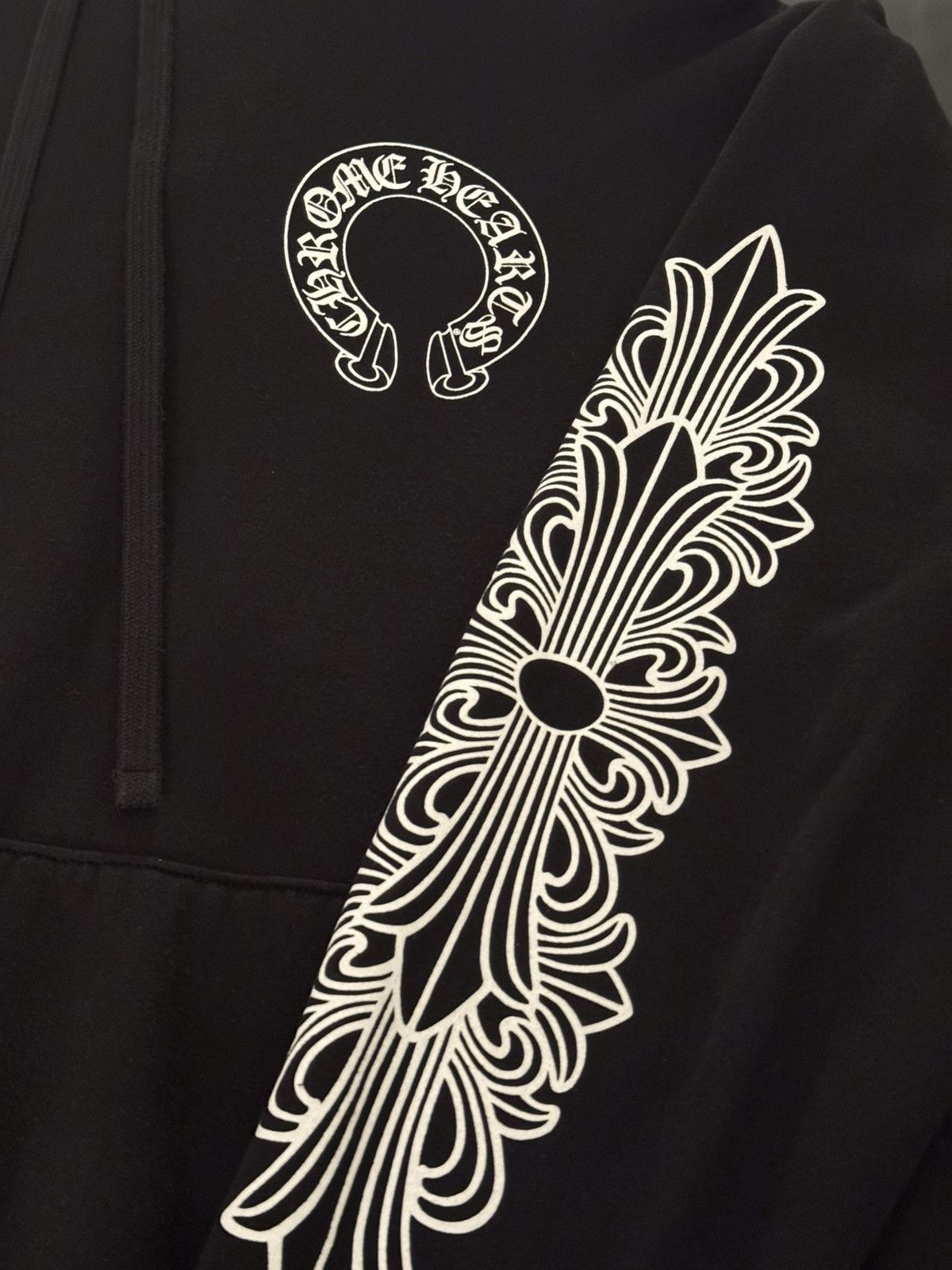 Chrome Hearts Chrome hearts horseshoe floral hoodie black Size US L / EU 52-54 / 3 - 3 Thumbnail