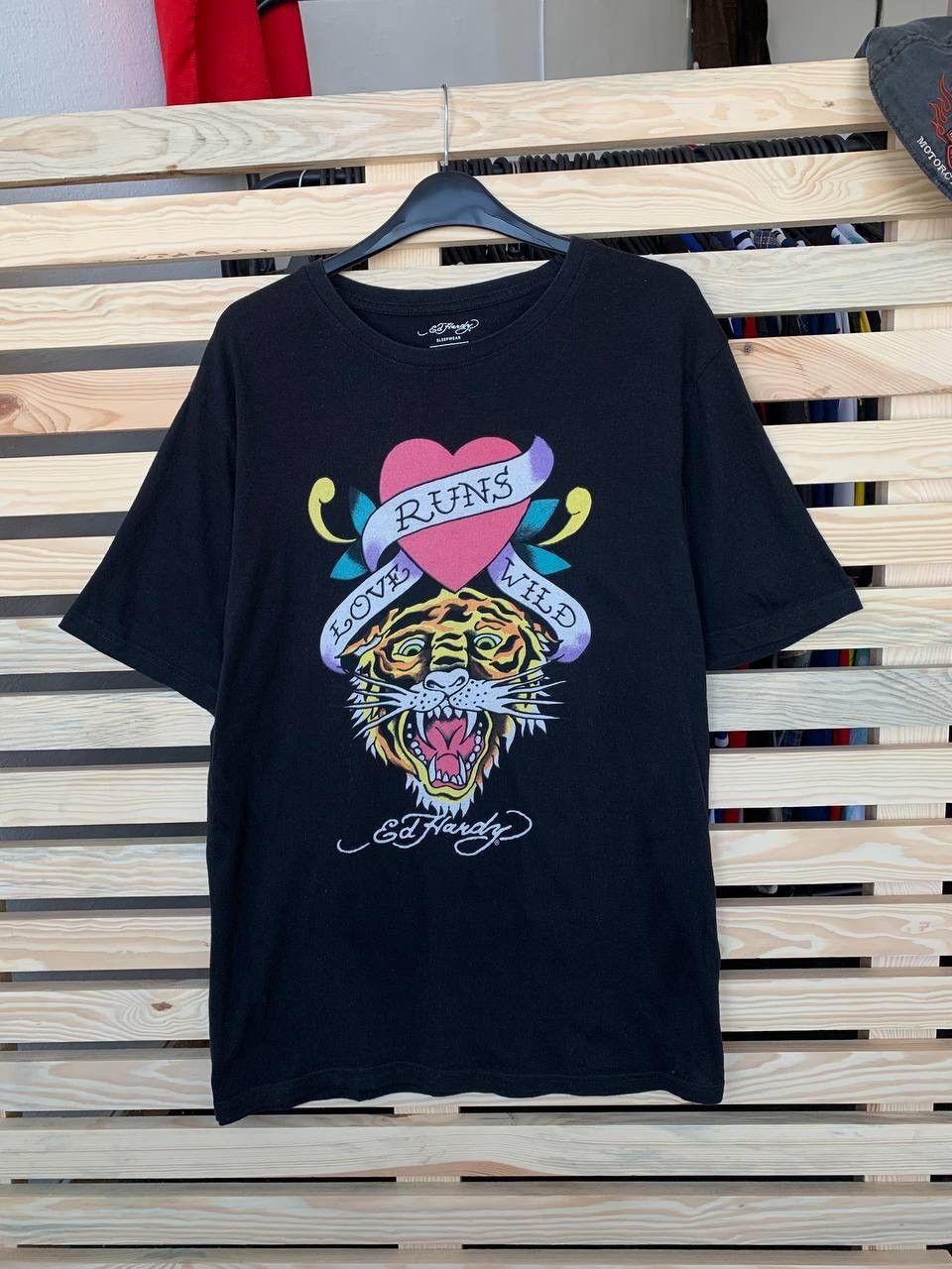 Ed Hardy × Vintage Vintage Ed Hardy Tiger Tee Y2K Style Size US M / EU 48-50 / 2 - 1 Thumbnail