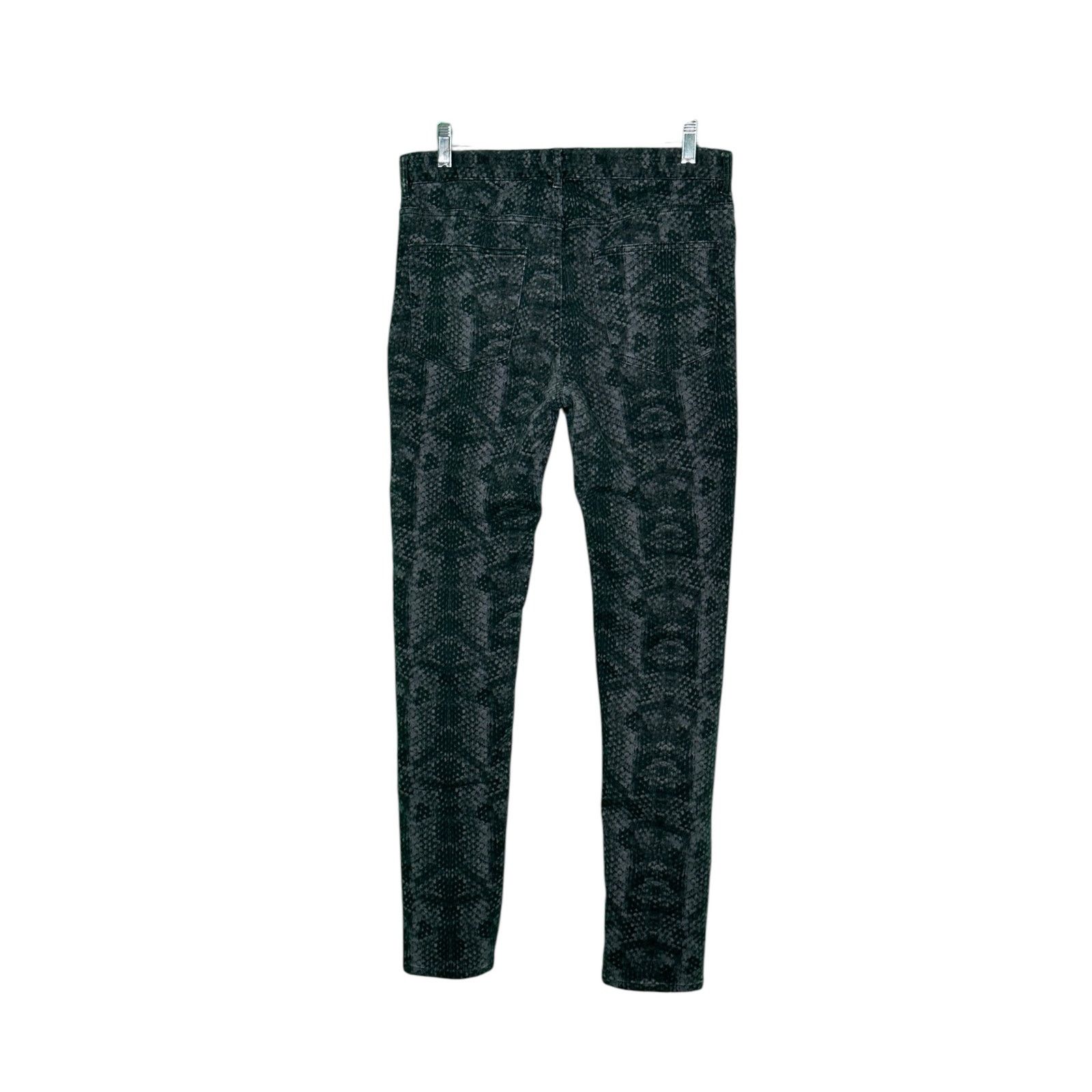 H&M H&M gray snake print skinny fit jeans size 31 Size 32" / US 10 / IT 46 - 22 Thumbnail