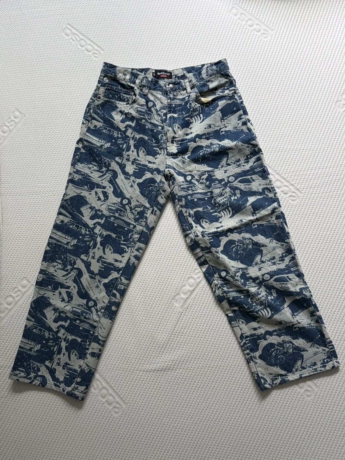 Hysteric Glamour × Supreme Supreme X Hysteric Glamour “Cars” Jeans Size US 30 / EU 46 - 1 Thumbnail