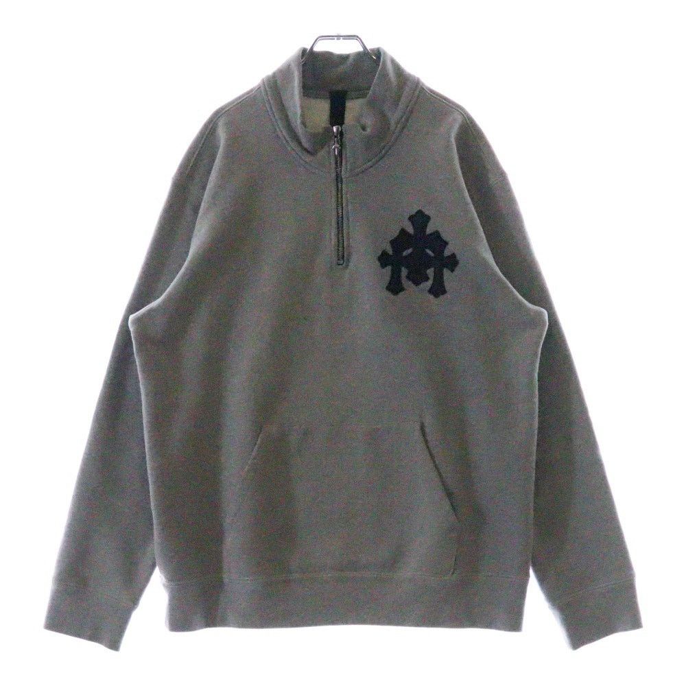 トップス CHROME HEARTS Y Not Sholder Cross Patch Chrome Hearts CHROME HEARTS TRIPLE CROSS PATCH YNOT BLACK