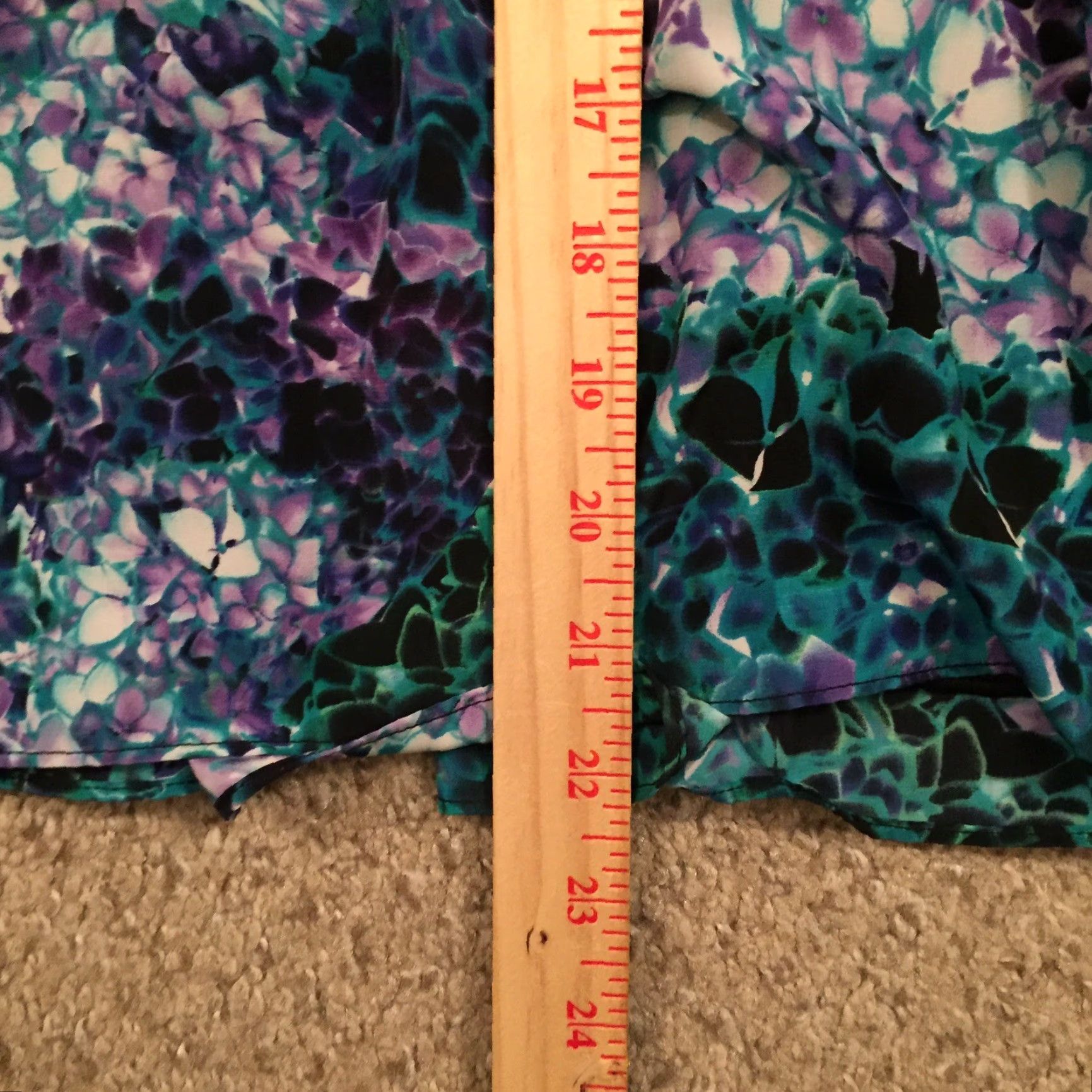 Liz Claiborne Liz Claiborne Skirt Knee Length Womens 10 Blue Geometric Pleated Lined Polyester Size 32" / US 10 / IT 46 - 6 Thumbnail