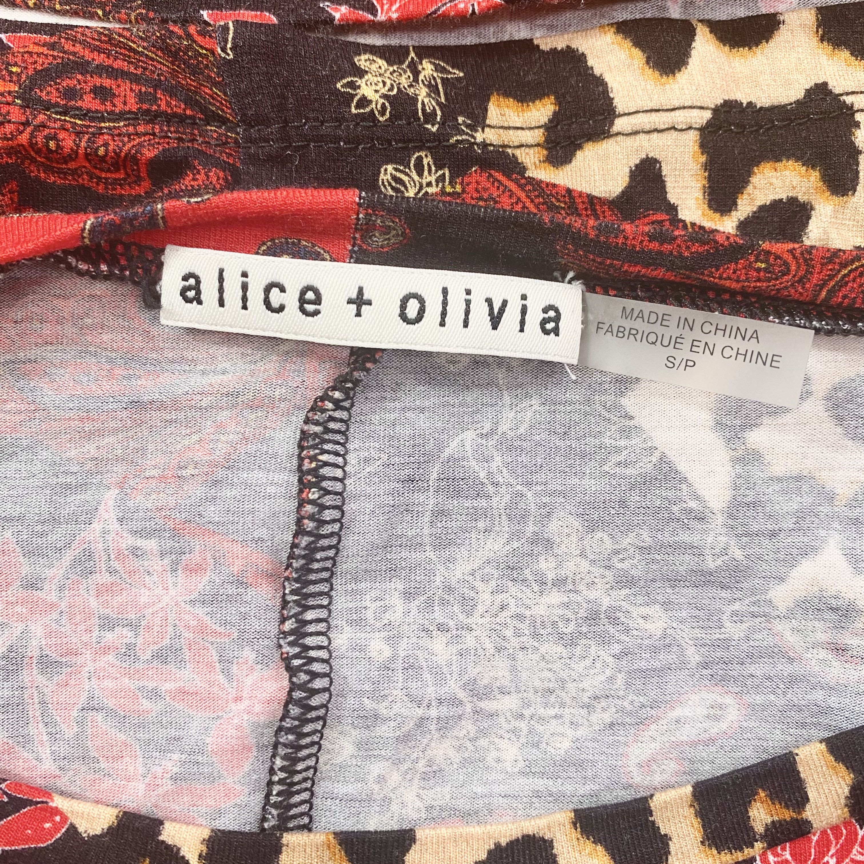 Alice + Olivia Patchwork Leopard & Paisley Sweater - Alice + Olivia Size S / US 4 / IT 40 - 8 Thumbnail