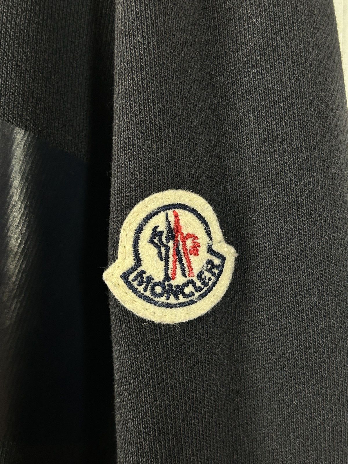 Moncler Moncler Logo Print Crewneck Sweatshirt Blue XXL Size US XXL / EU 58 / 5 - 4 Thumbnail