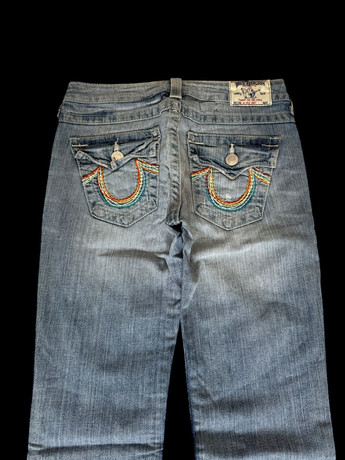 True Religion True Religion Washed Flared Bootcut Denim Jeans Hi-Rise Boot Size 26" / US 2 / IT 38 - 3 Thumbnail