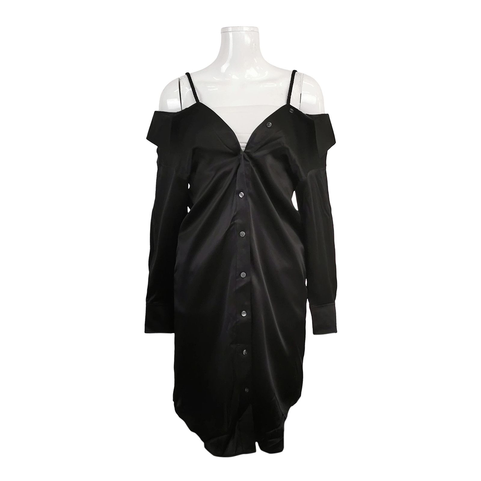 Alexander Wang Alexander Wang Silk Button Down Mini Dress Size 2 Size XS / US 0-2 / IT 36-38 - 1 Thumbnail