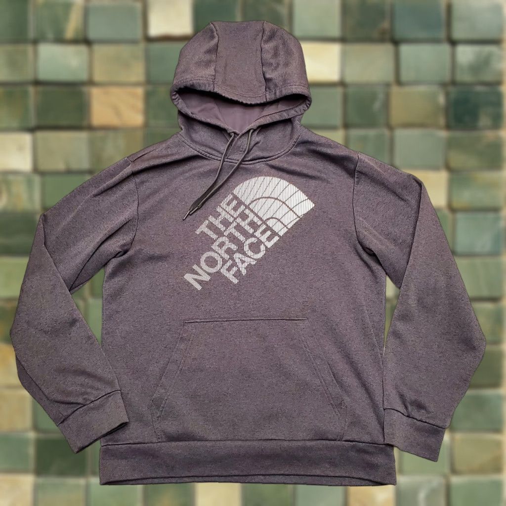 The North Face VINTAGE The North Face Hoodie Mens M Charcoal Logo Front Hooded Pullover Sweatshirt Size US M / EU 48-50 / 2 - 1 Thumbnail