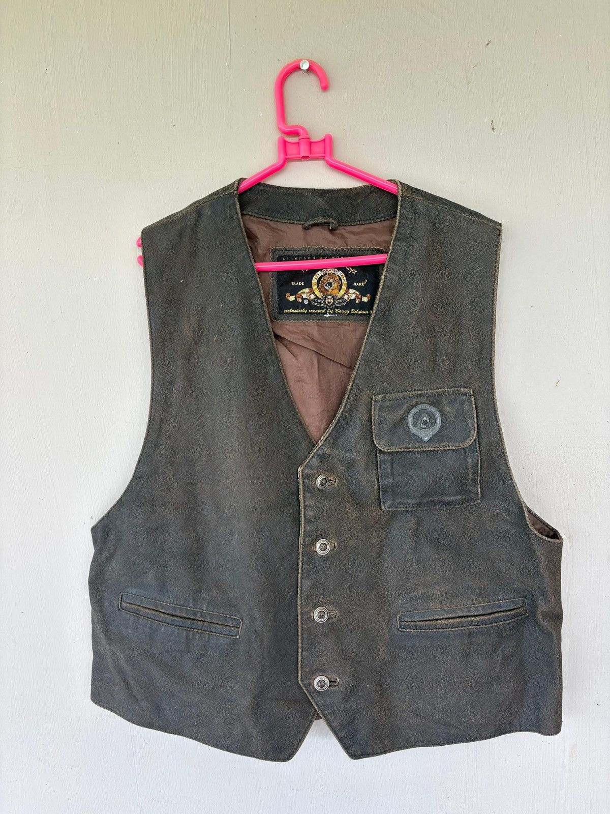 Other Vintage MGM Metro Goldwyn Mayer leather Vest Design Size US M / EU 48-50 / 2 - 1 Thumbnail