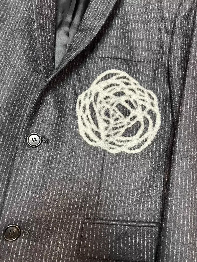 Dior Dior Lily of the Valley Wool Striped Blazer Size US S / EU 44-46 / 1 - 4 Thumbnail