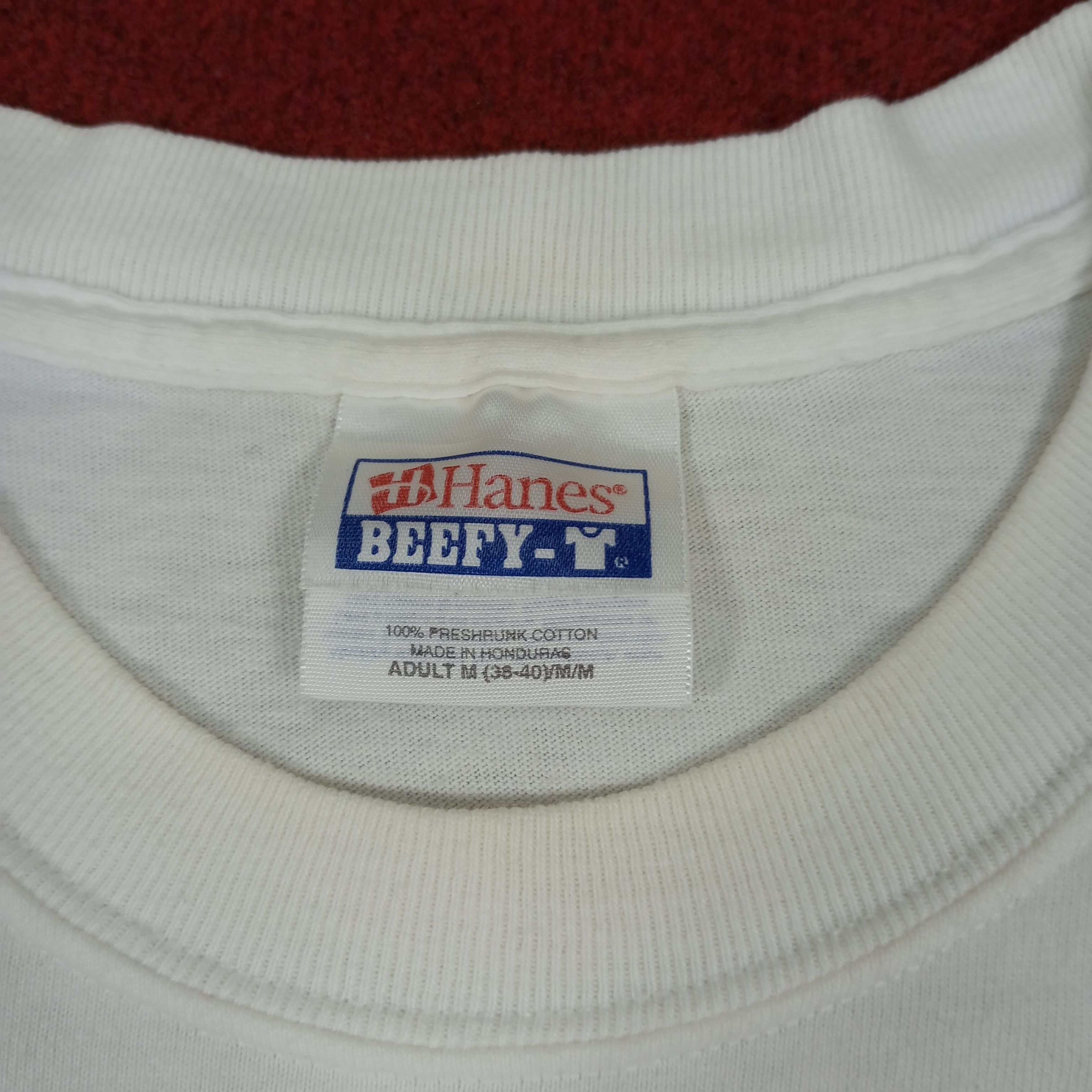 Apple × Hanes × Vintage Apple Mac Logo Design Promo Style Vintage Tshirt Size US M / EU 48-50 / 2 - 6 Thumbnail