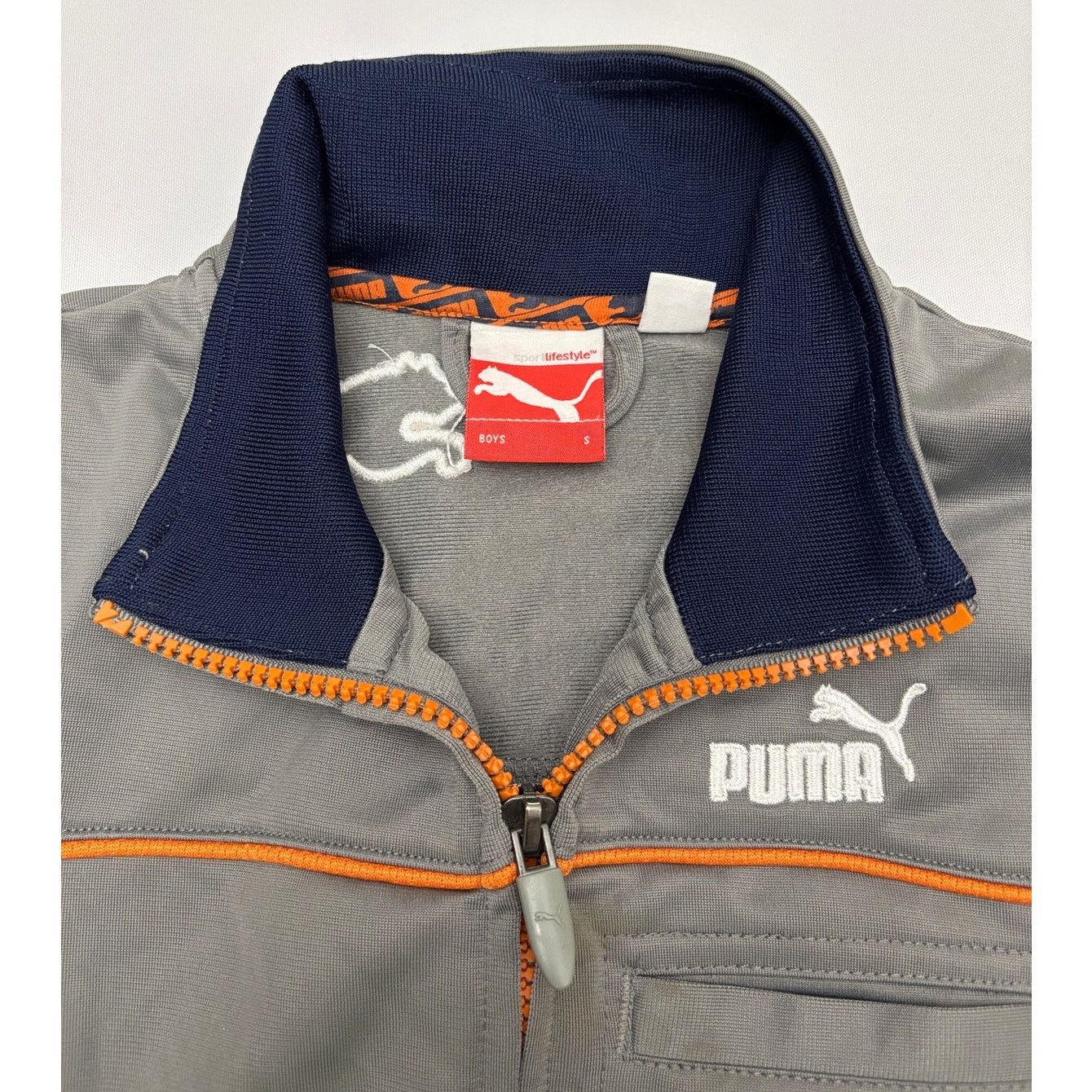 Puma Boy's S | PUMA Zip-up Track Jacket Size US XXS / EU 40 - 3 Thumbnail