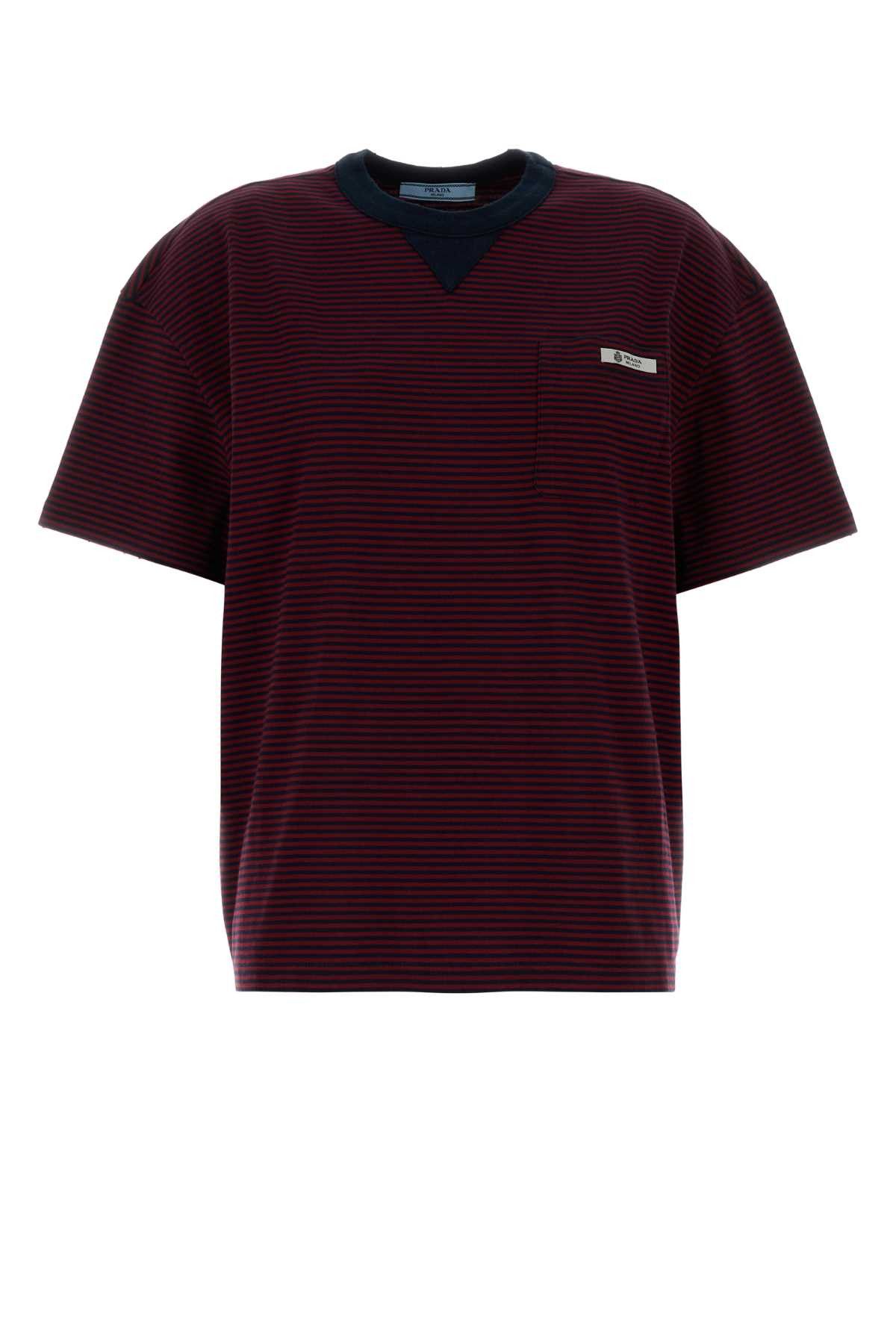 Prada Embroidered Cotton Oversize T-Shirt Size S / US 4 / IT 40 - 1 Thumbnail