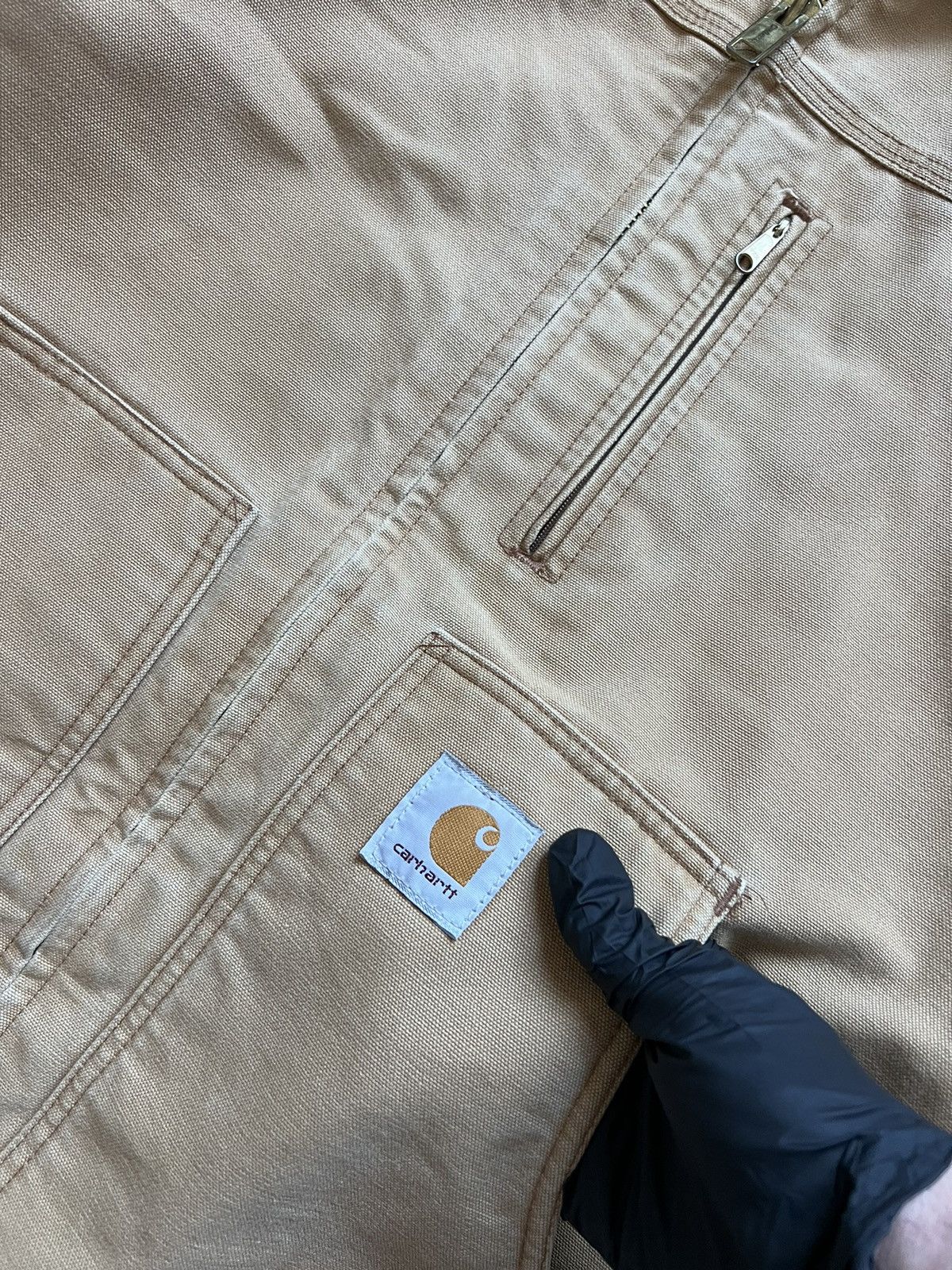 Carhartt CARHARTT VINTAGE ACTIVE JACKET FADED WORK ZIP HOODED FLEECE Size US XL / EU 56 / 4 - 10 Thumbnail