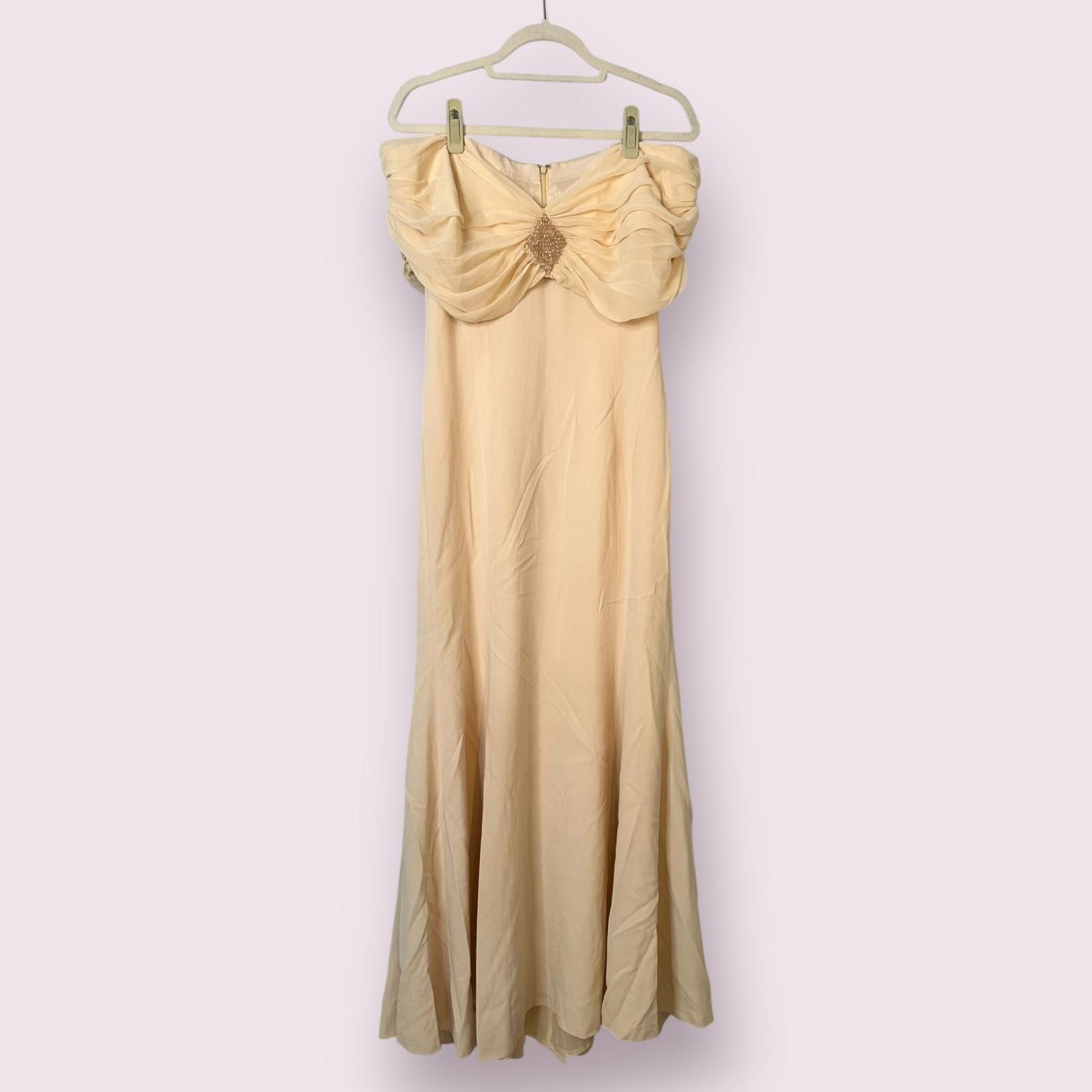 Designer Daymor Couture Strapless Gown Size 8 Size M / US 6-8 / IT 42-44 - 1 Thumbnail