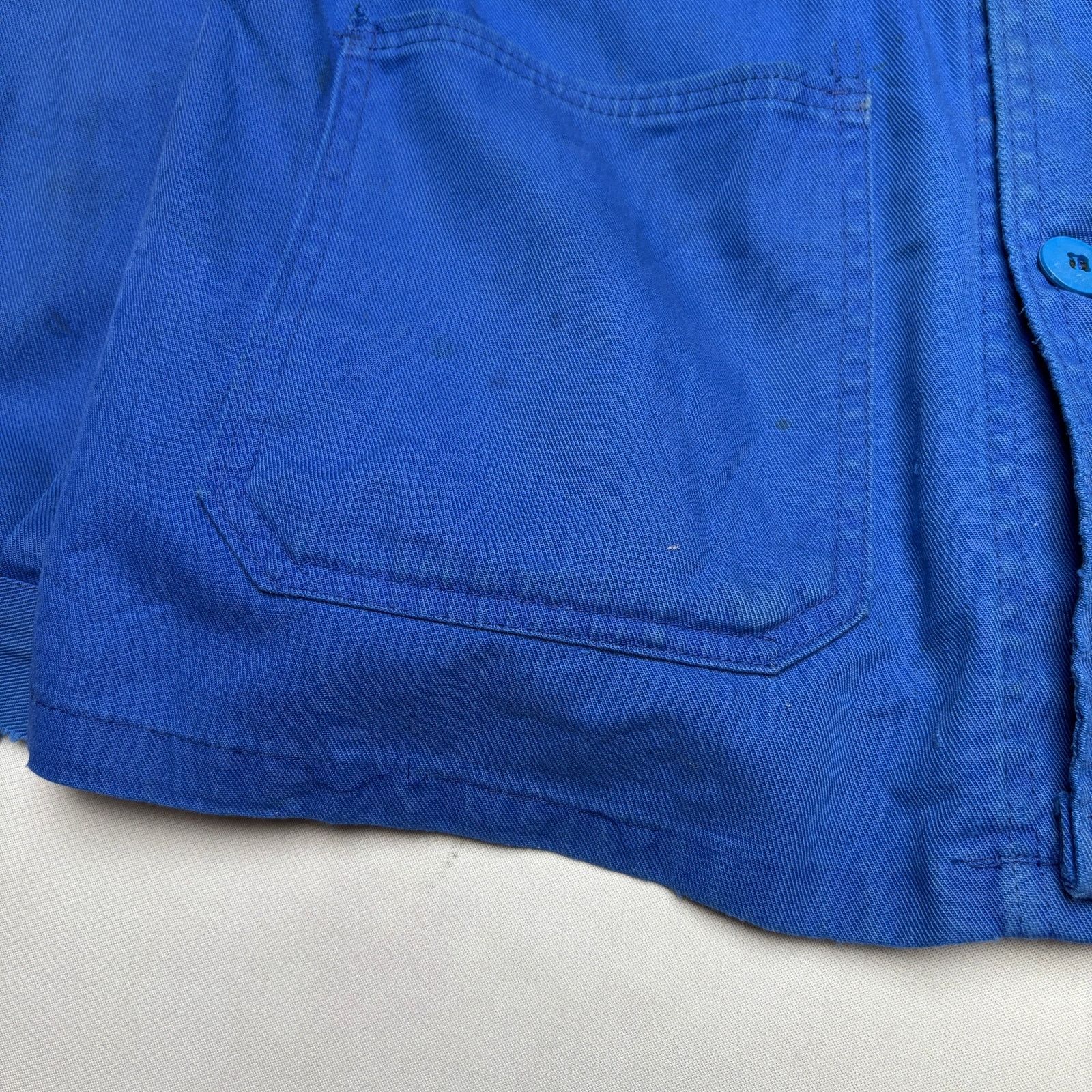 Vintage Vintage 60s French Chore Coat Jacket 4 Button Men's M Size US M / EU 48-50 / 2 - 13 Thumbnail