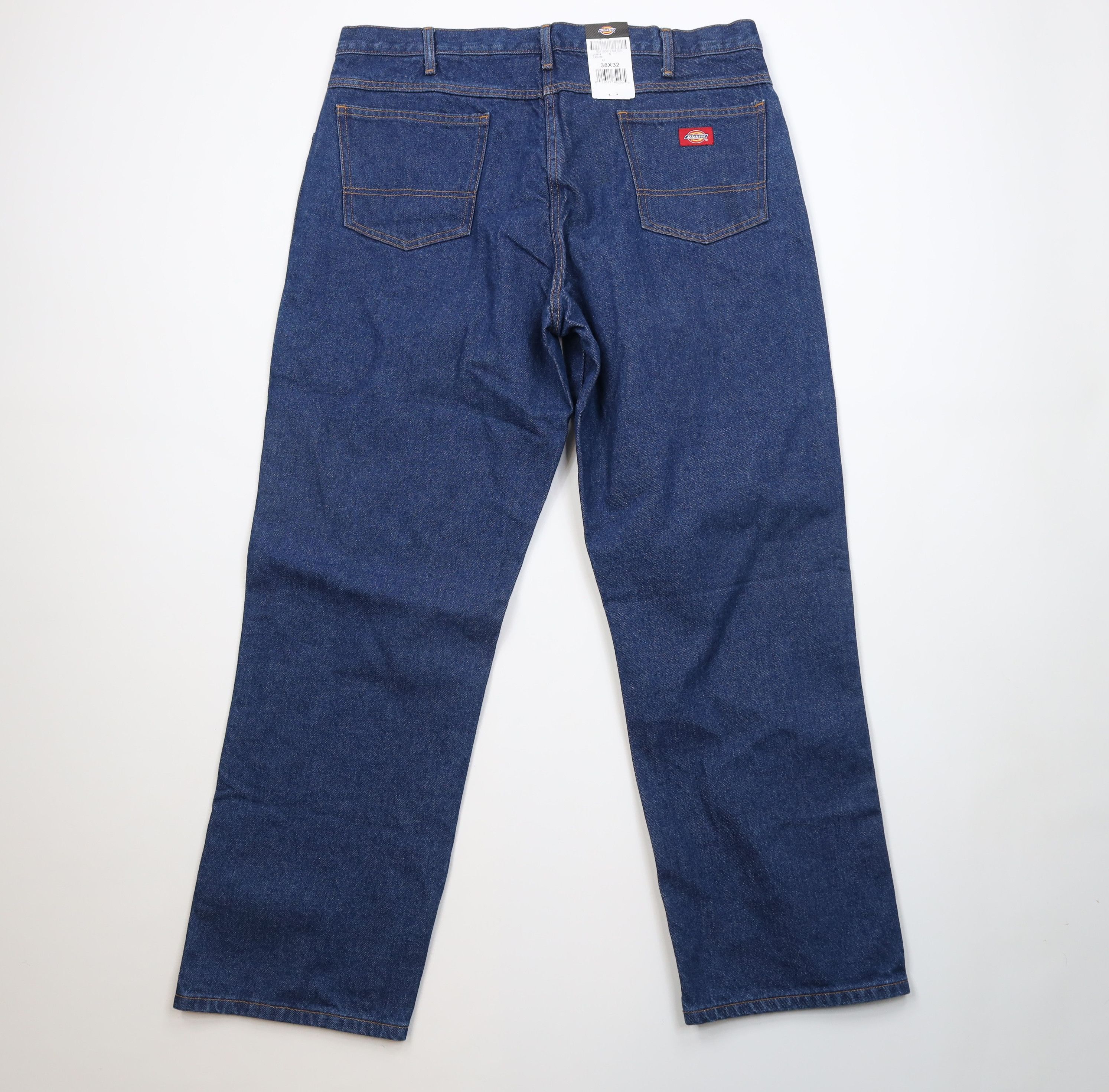 Dickies Deadstock Vintage Y2K Dickies Wide Leg Dungaree Denim Jeans Size US 38 / EU 54 - 7 Thumbnail
