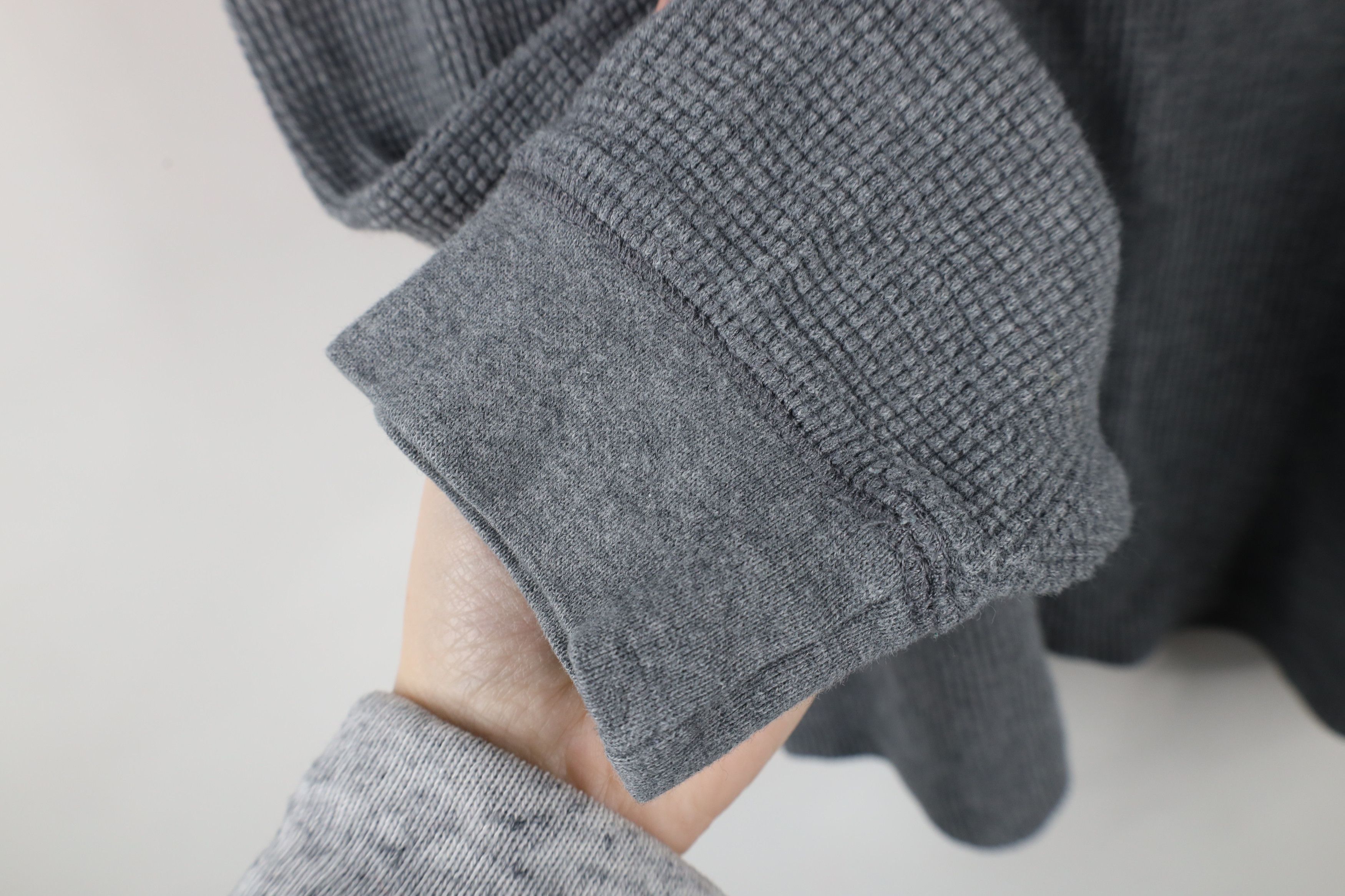 Eddie Bauer × Vintage Vintage 90s Eddie Bauer Waffle Knit Long Sleeve T-Shirt Size US S / EU 44-46 / 1 - 6 Thumbnail