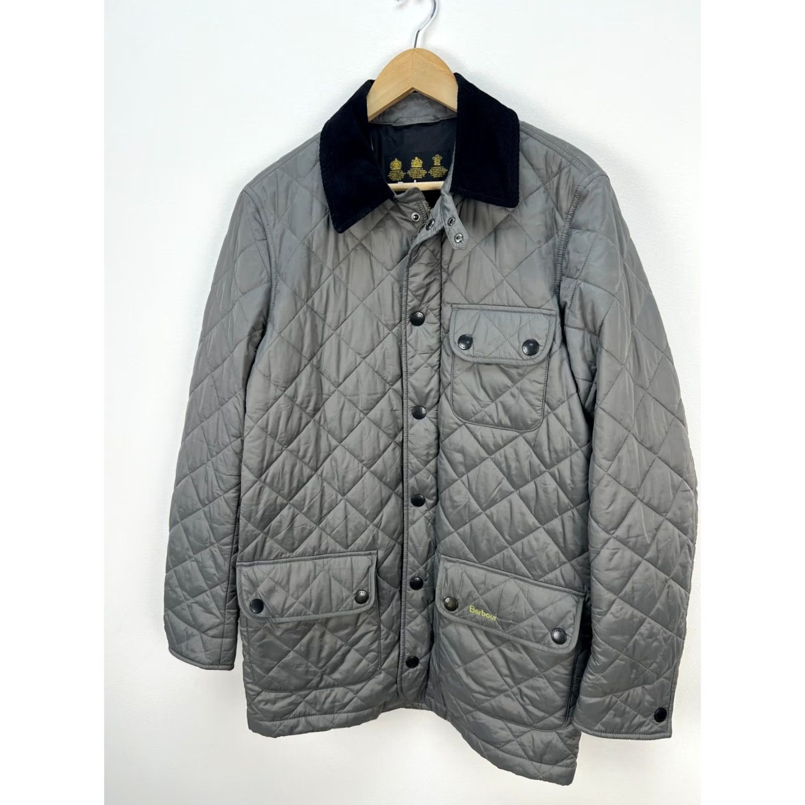 Barbour Barbour Jacket Quilted Barbour Barnett Quilt Jacket Size S Men Gray Quilt Jacket Barbour Men S Clothing 1990s? Size US S / EU 44-46 / 1 - 3 Thumbnail