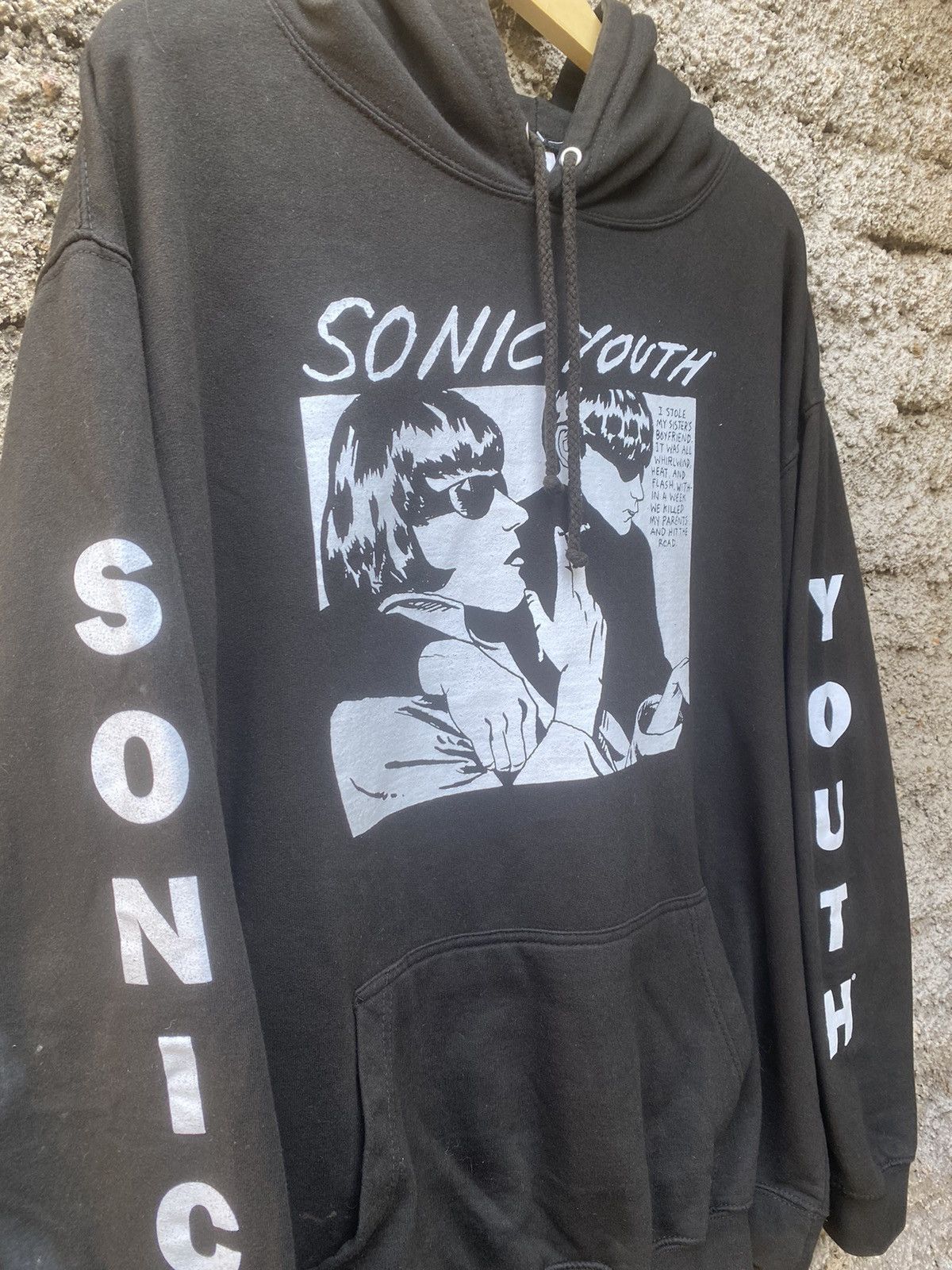 Band Tees × Vintage Vintage Style Sonic Youth Goo Hoodie Size US XL / EU 56 / 4 - 3 Thumbnail
