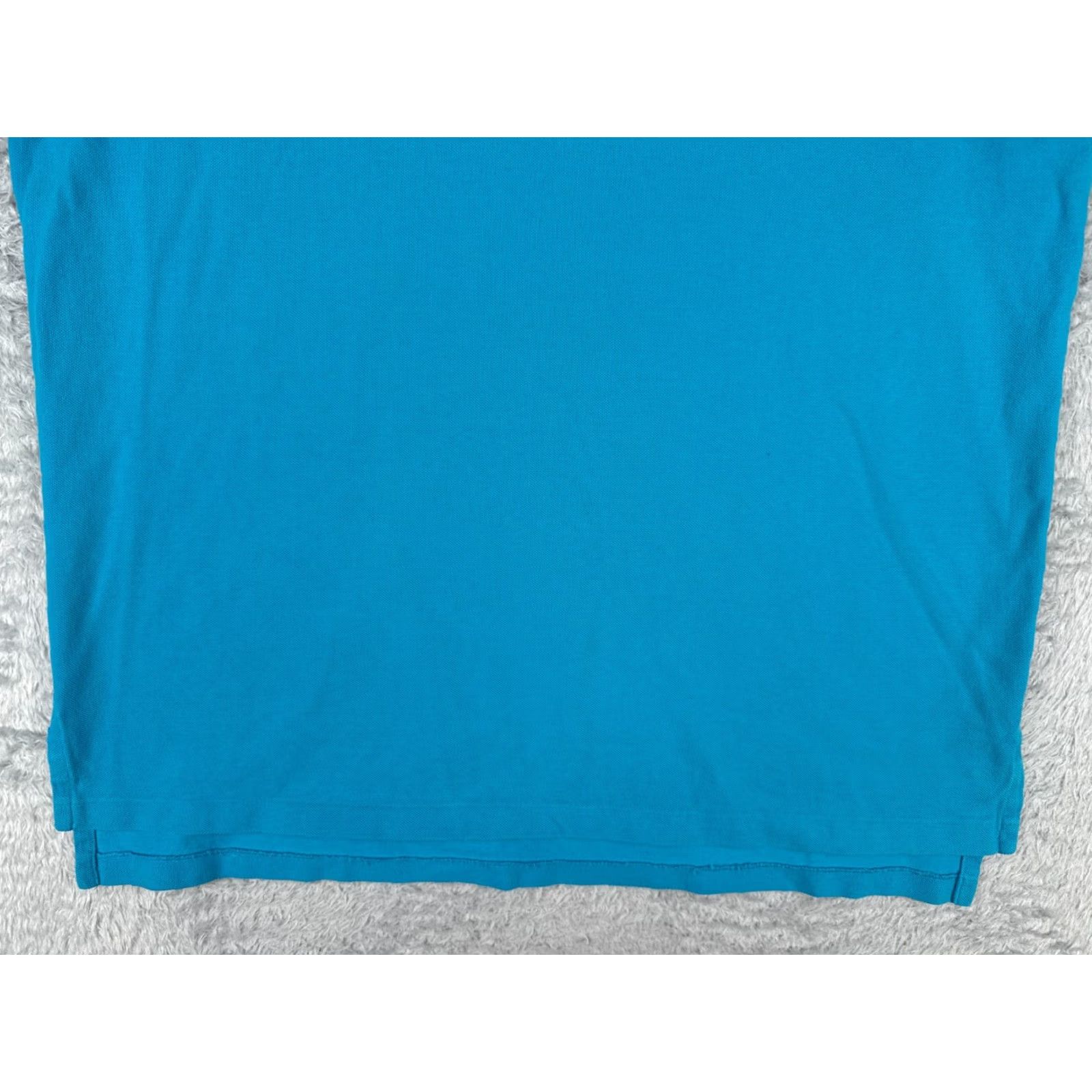 Ralph Lauren VINTAGE Ralph Lauren Polo Shirt Men XL Blue 100% Cotton Jersey Short Sleeve Button Collared Logo Embroidered Relaxed Fit Size US XL / EU 56 / 4 - 5 Thumbnail