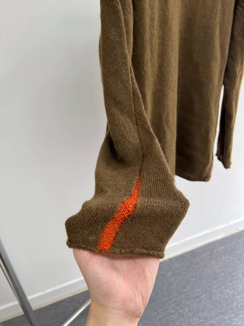 Comme des Garcons comme des garcons Rolled orange sweater 2504-Nextarrow Size US L / EU 52-54 / 3 - 4 Thumbnail