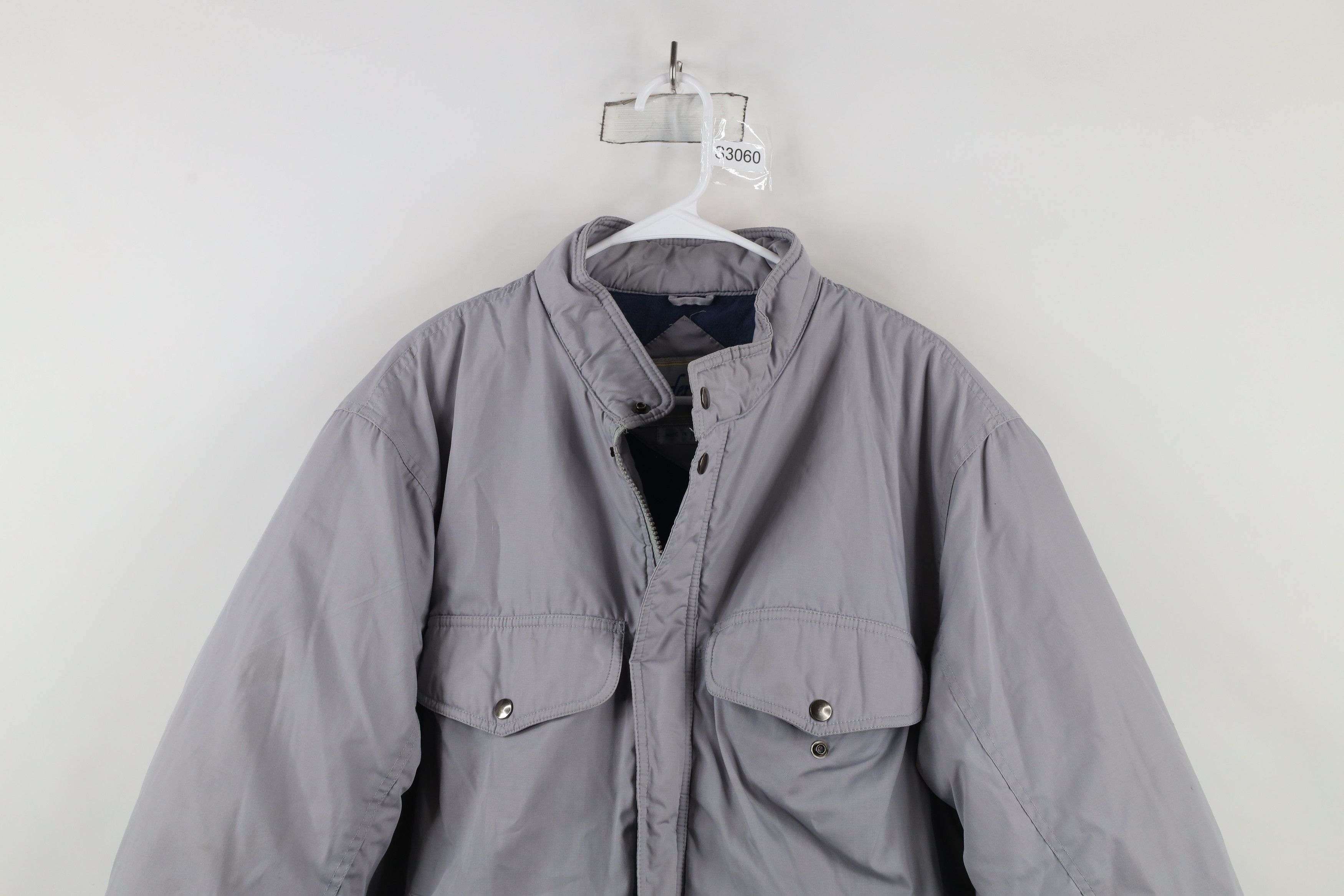 Vintage Vintage 90s Streetwear Cloth Lined Puffer Bomber Jacket Size US XL / EU 56 / 4 - 2 Thumbnail