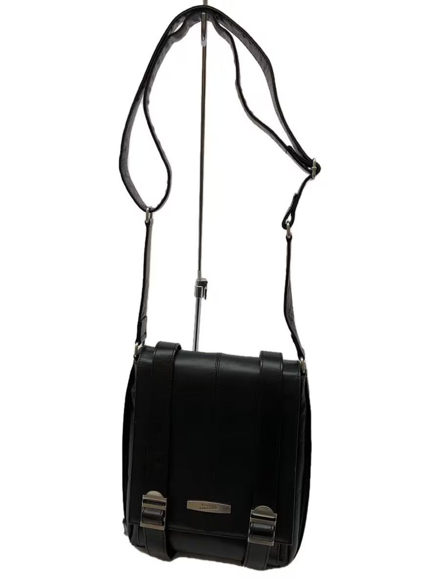 Jean Paul Gaultier Badge Logo Leather Shoulder Bag Size ONE SIZE - 1 Thumbnail