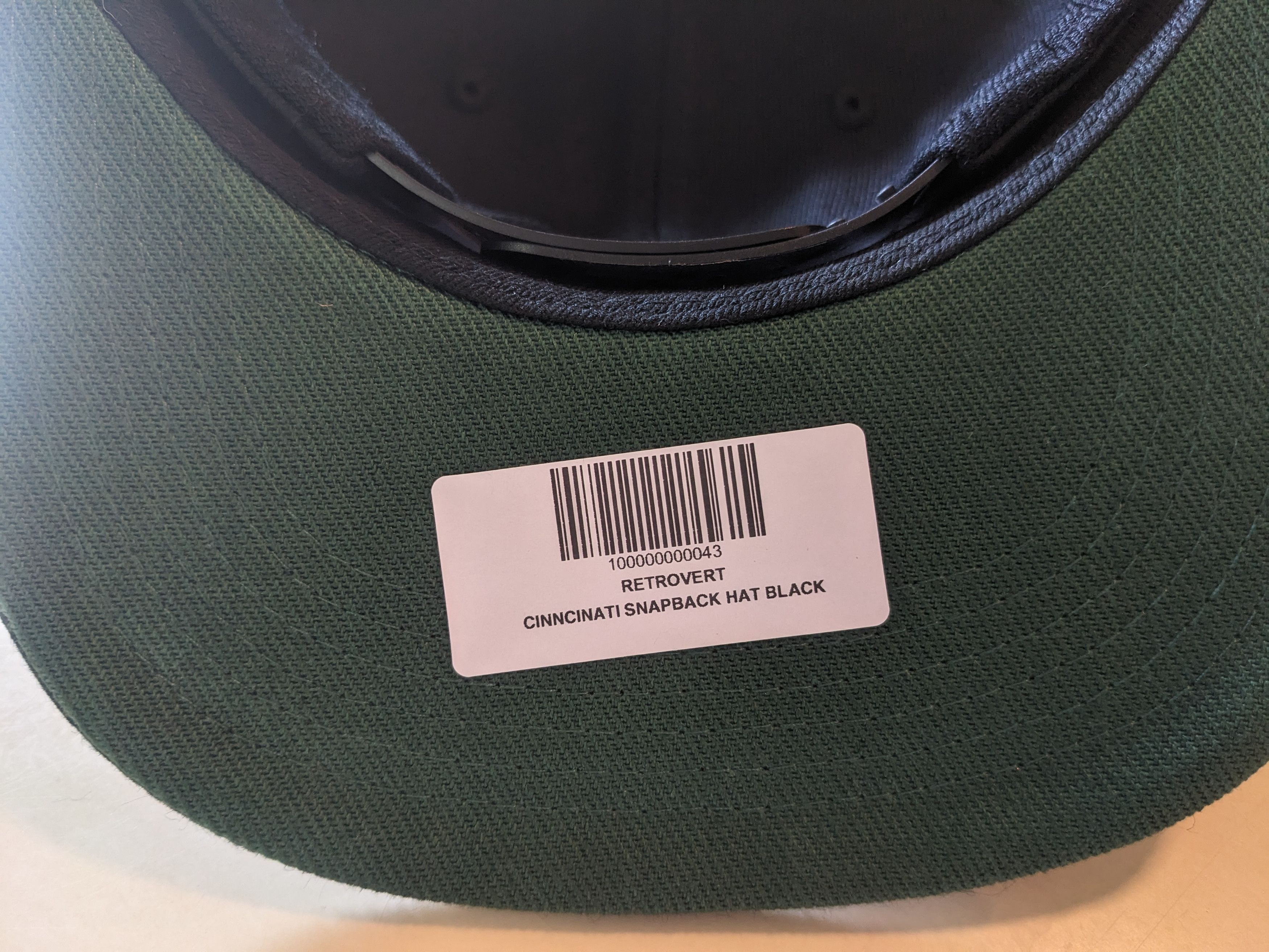 RETROVERT Cincinnati "Gucci" Hat in Black Size ONE SIZE - 6 Thumbnail