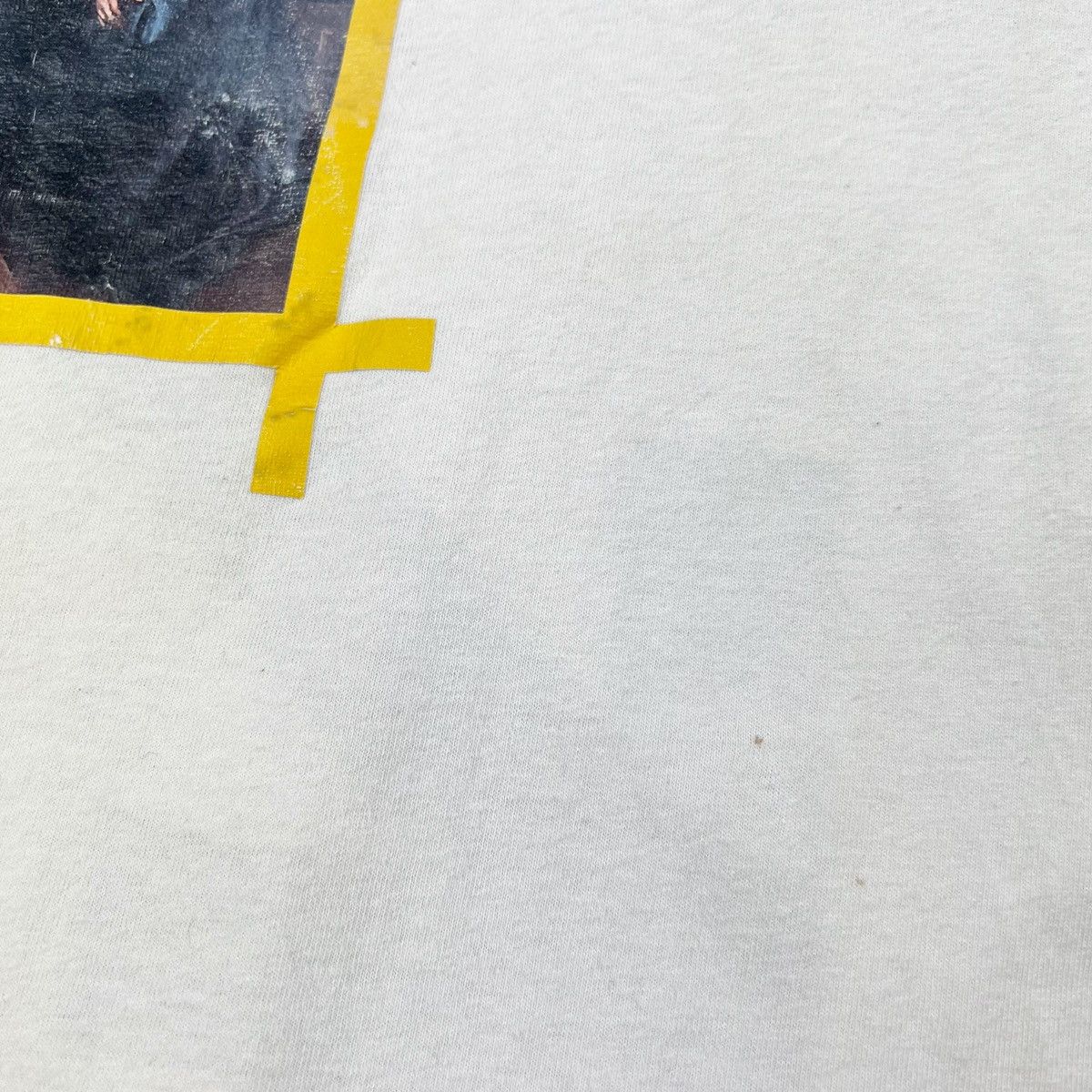 Off-White Off-White Yellow Caravaggio White T Shirt Size US XL / EU 56 / 4 - 4 Thumbnail
