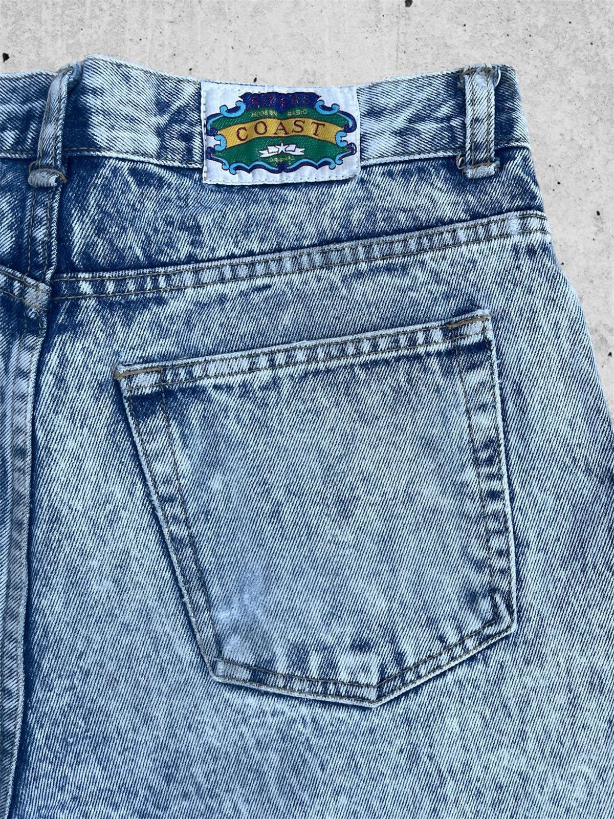 Japanese Brand × Jean 🔥 Coast Light Blue Rusty Distressed Denim W32🔥 Size 32" / US 10 / IT 46 - 16 Thumbnail
