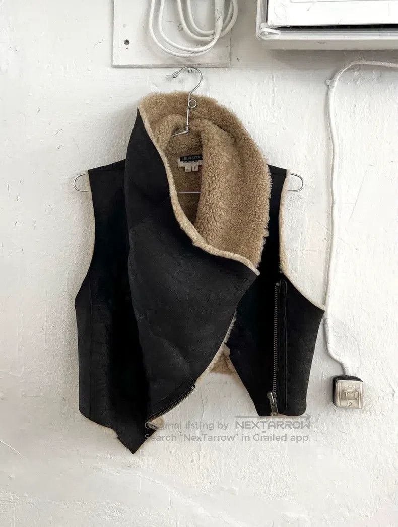 Helmut Lang HELMUT LANG Lamb Leather Faux Fur Vest Size US S / EU 44-46 / 1 - 1 Thumbnail